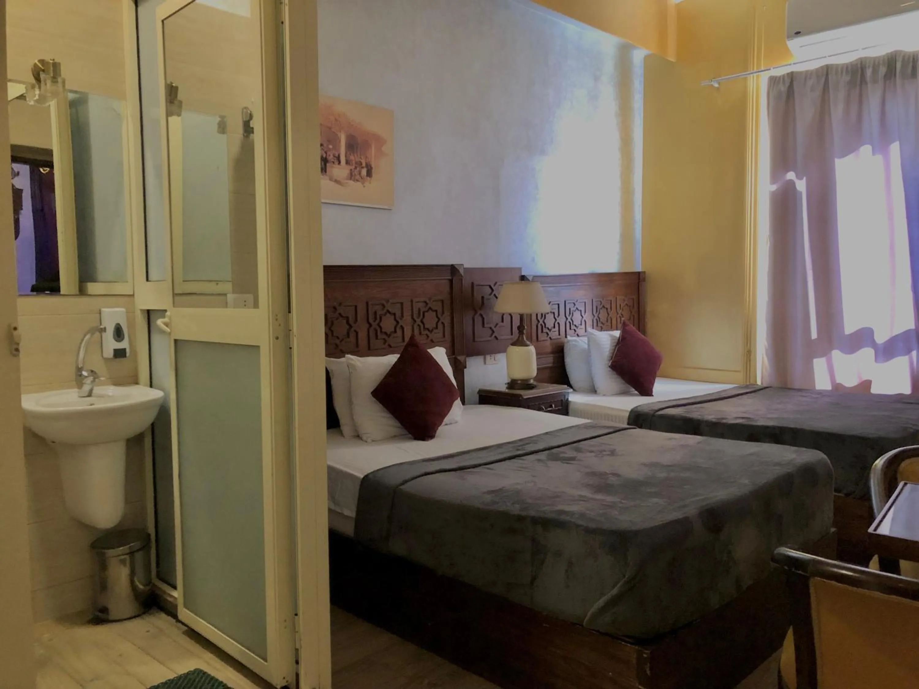 Bed in The location Hotel