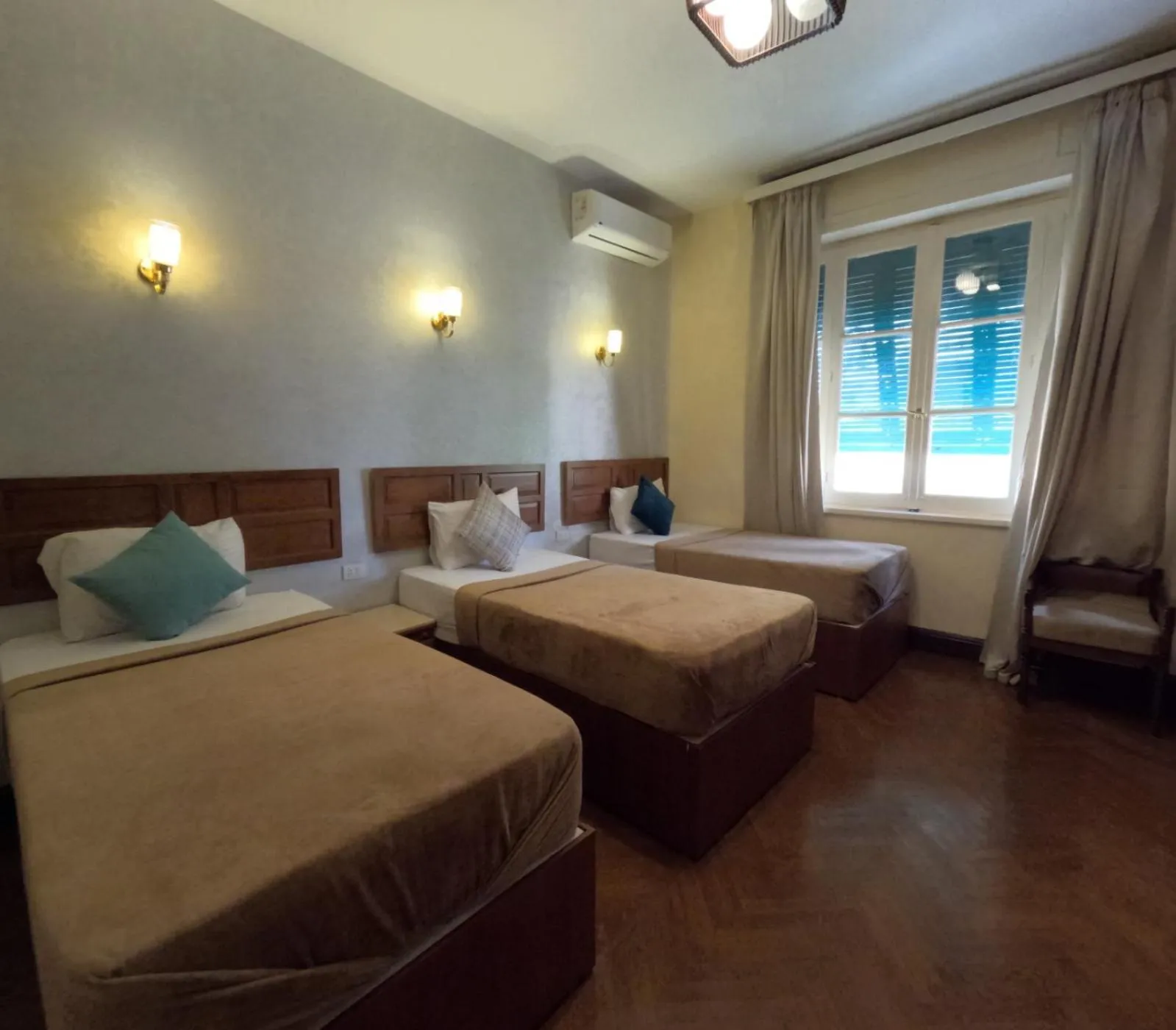 Bedroom, Bed in The location Hotel