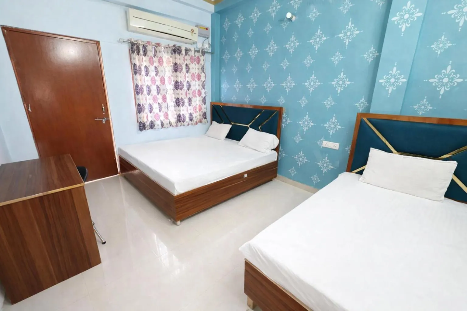 Bed in Mahamaya Guest House