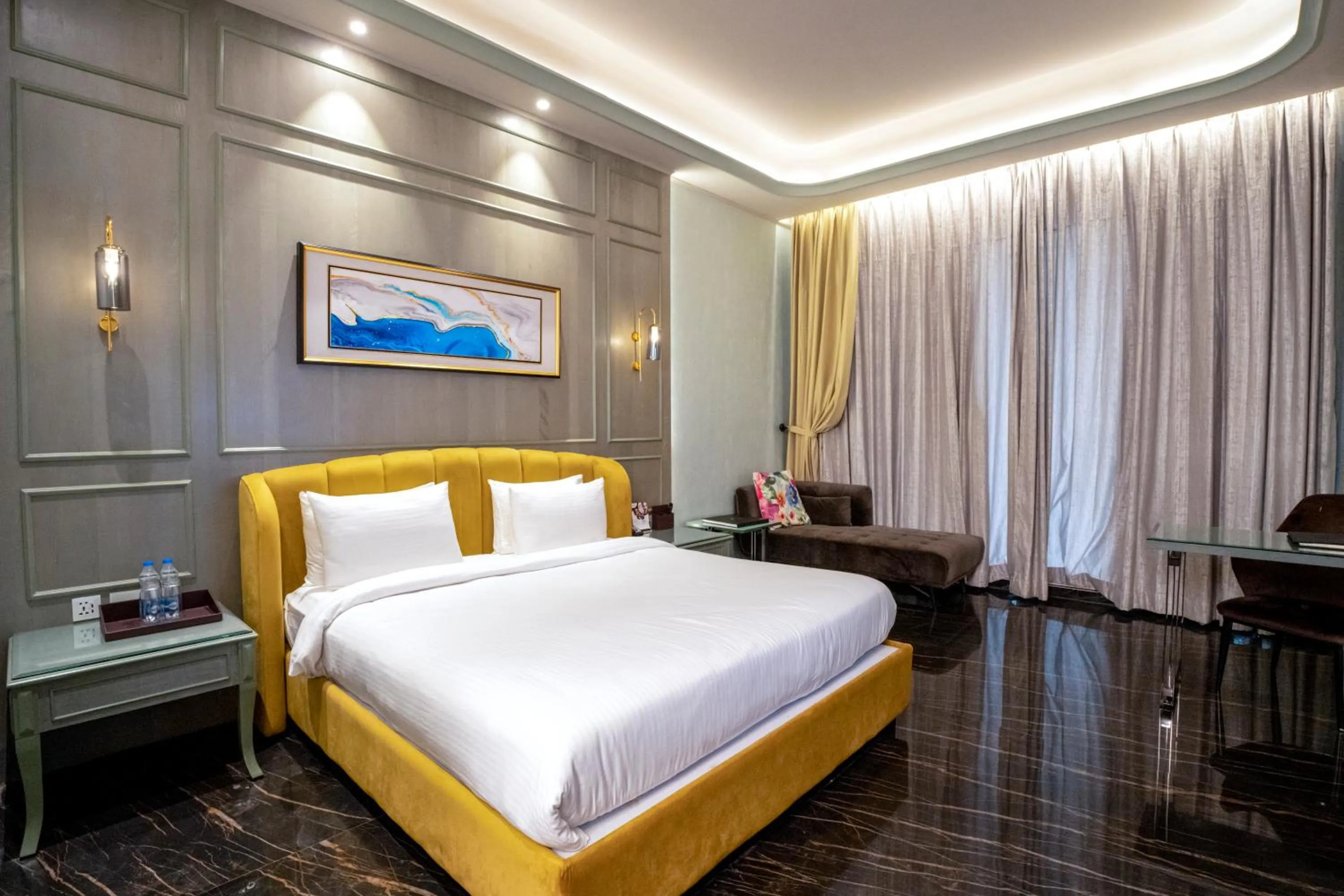 Bed in Seven Eleven Hotels and Club