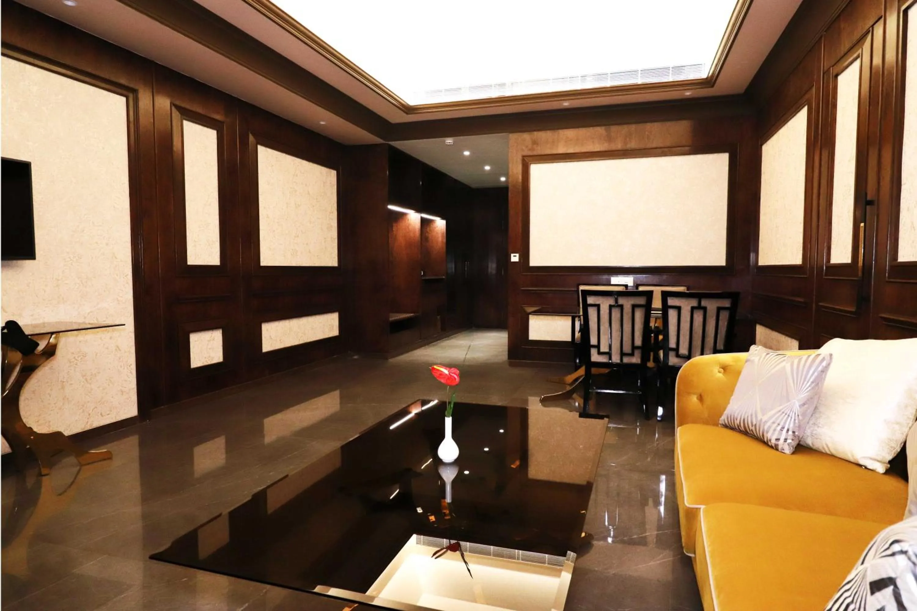 Seating area in Seven Eleven Hotels and Club