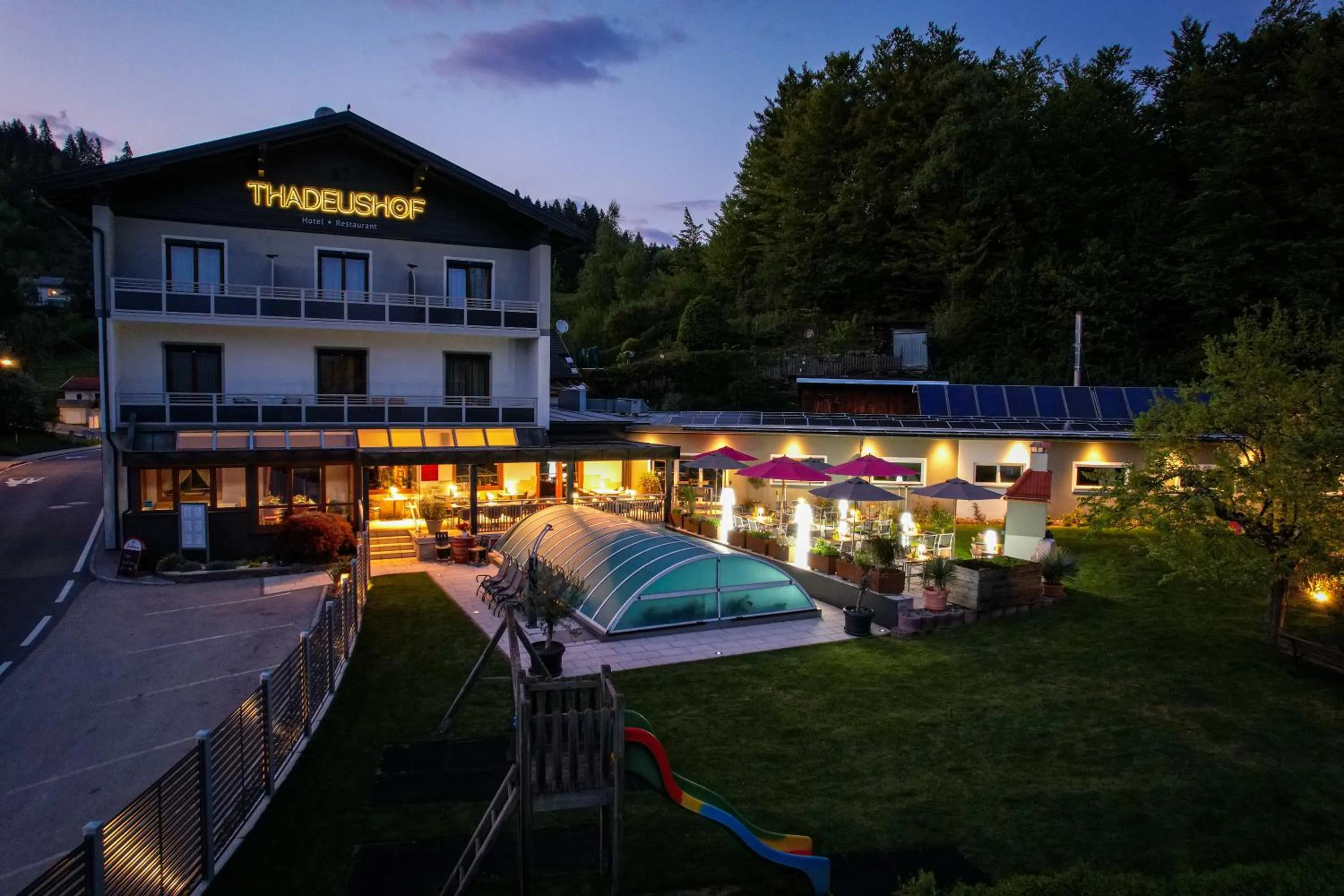 Property building in Hotel Restaurant Thadeushof