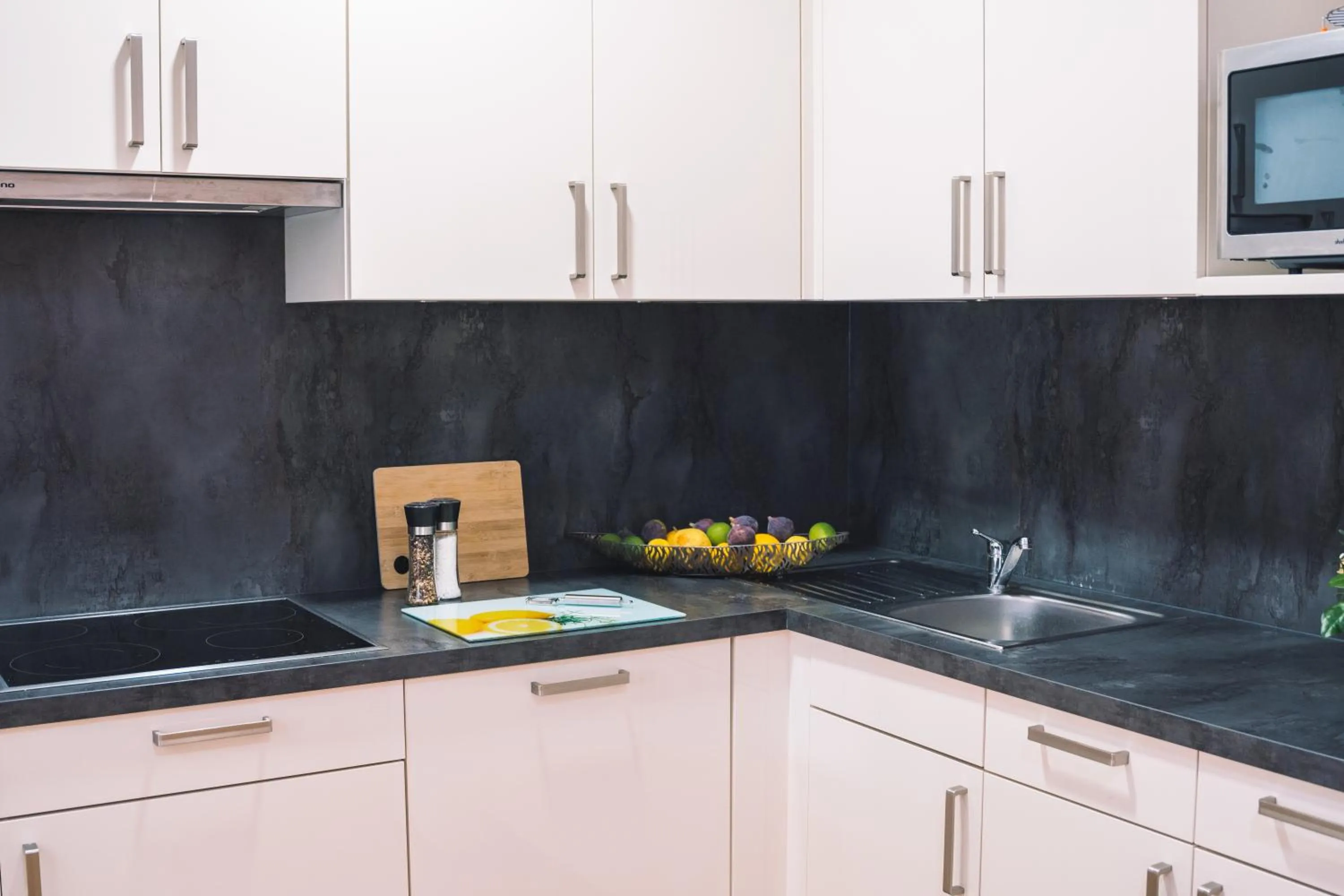 Kitchen or kitchenette in Hotel Restaurant Thadeushof