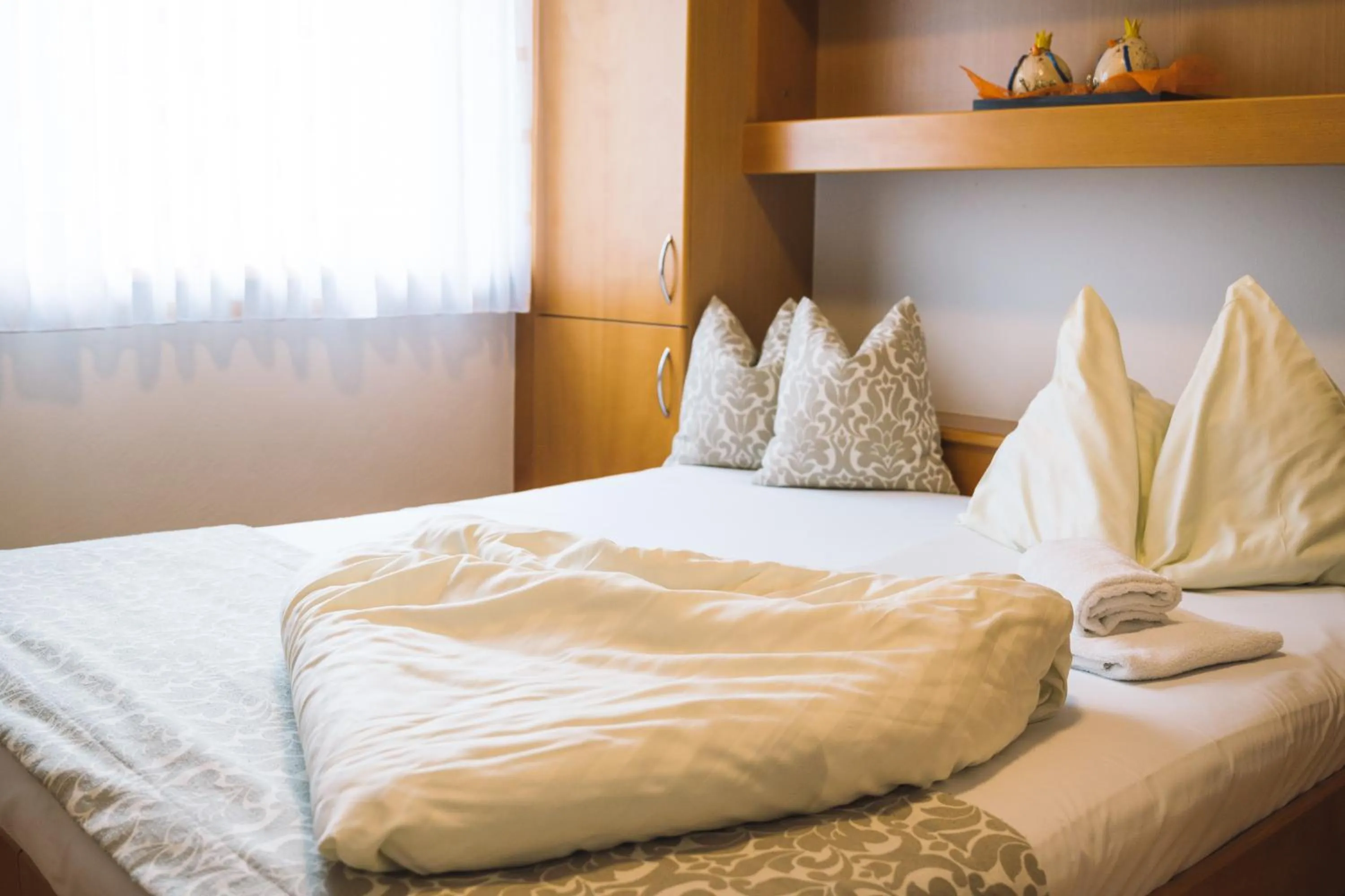 Bed in Hotel Restaurant Thadeushof