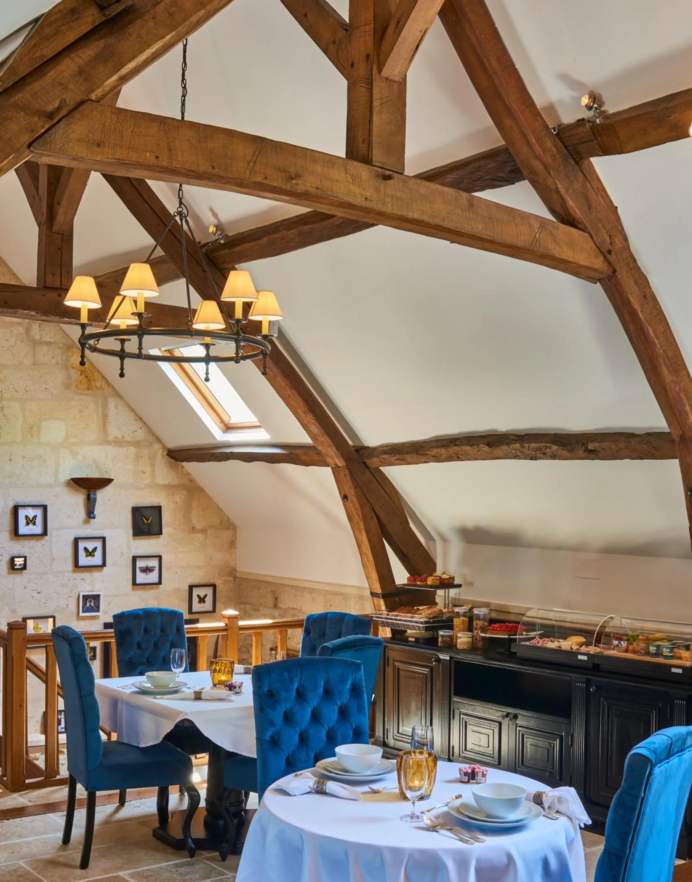 Continental breakfast in Moulin Royale