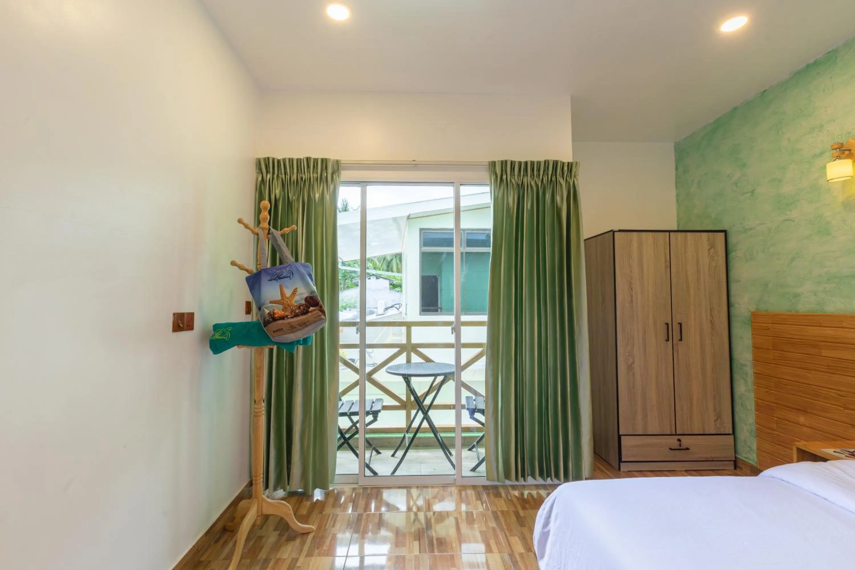 View (from property/room), Bed in Turtle Maldives - Your Gateway to the Beach & Marine Adventures Await!