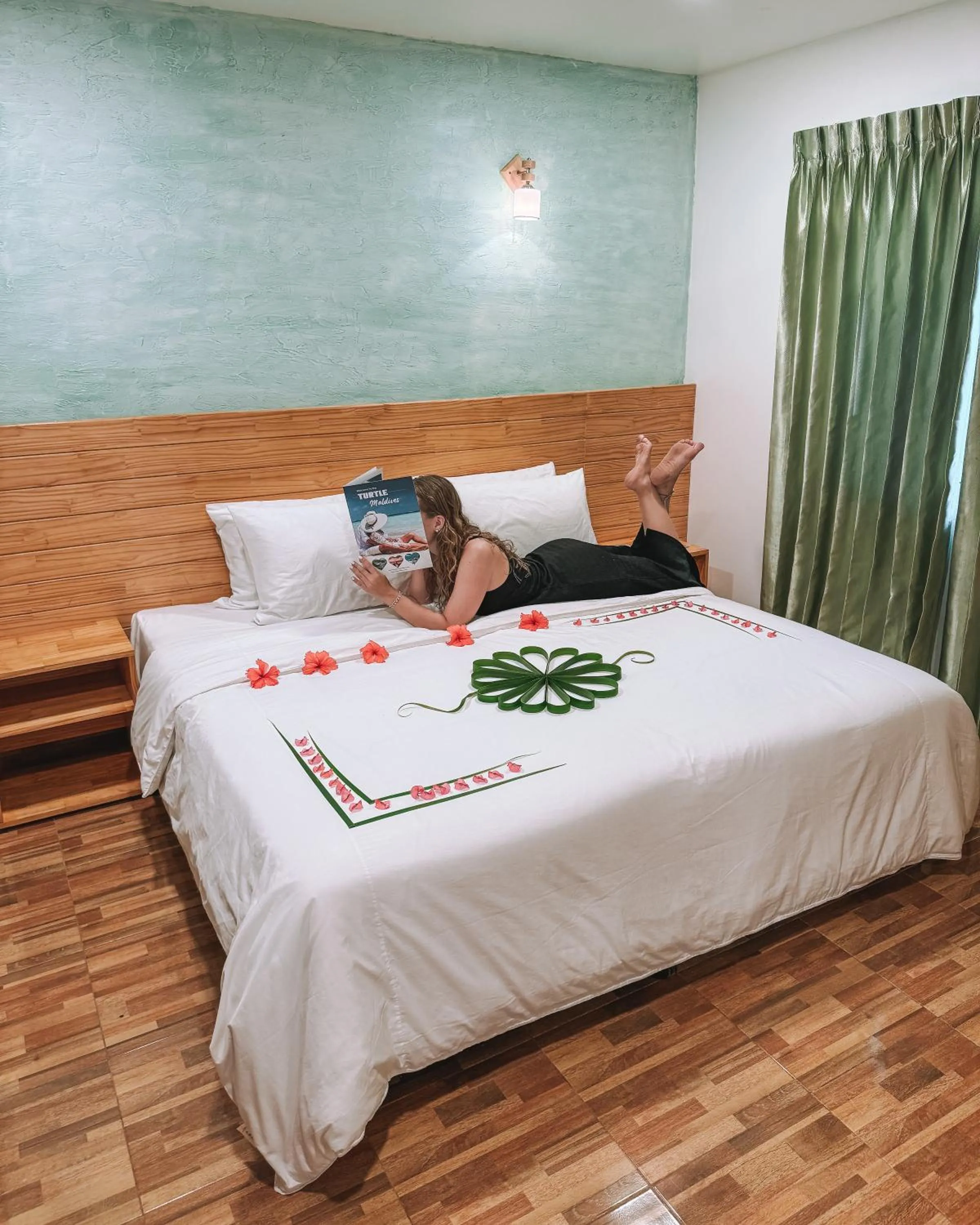 Bedroom, Bed in Turtle Maldives - Your Gateway to the Beach & Marine Adventures Await!