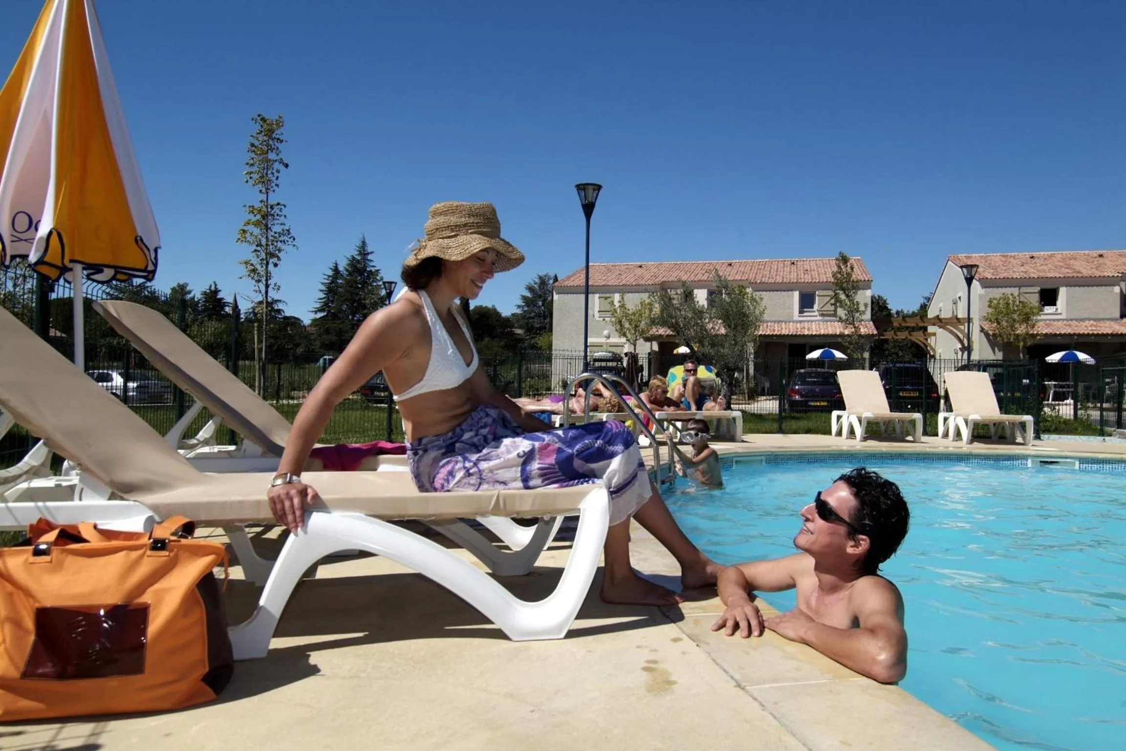 Swimming pool in Résidence Odalys Les Sources de Manon