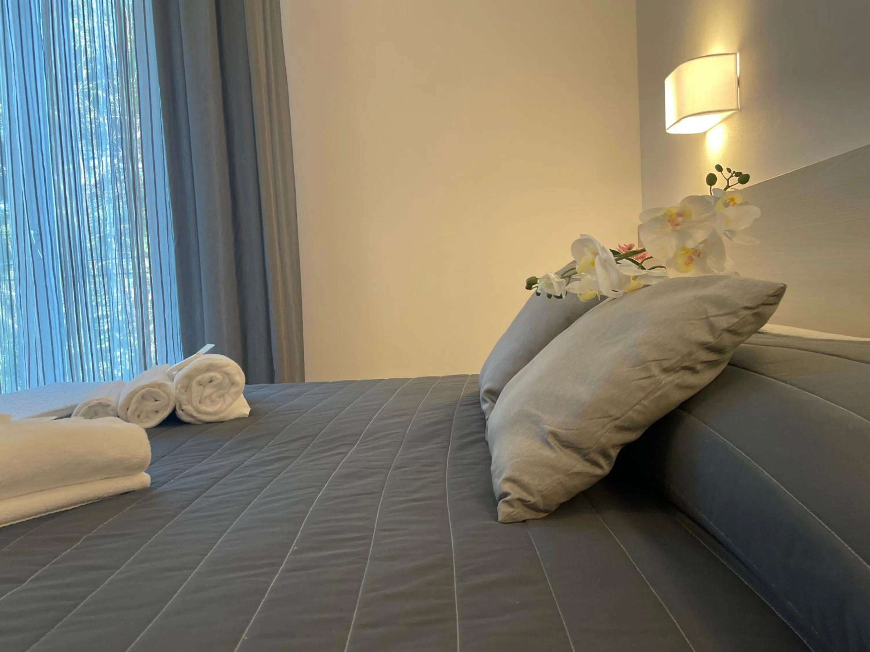 Bed in Hotel Augustus