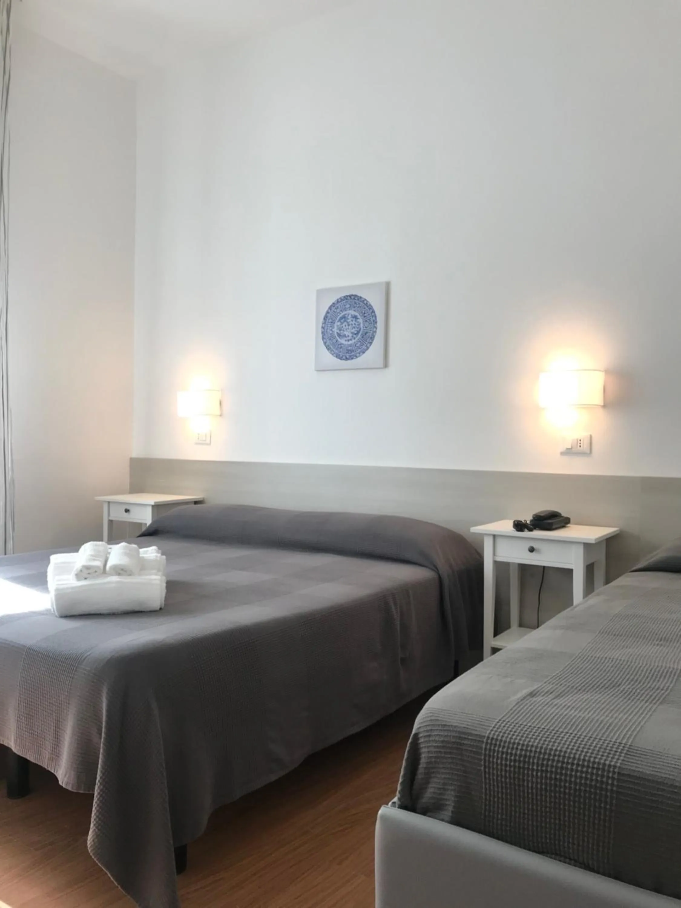 Bed in Hotel Augustus