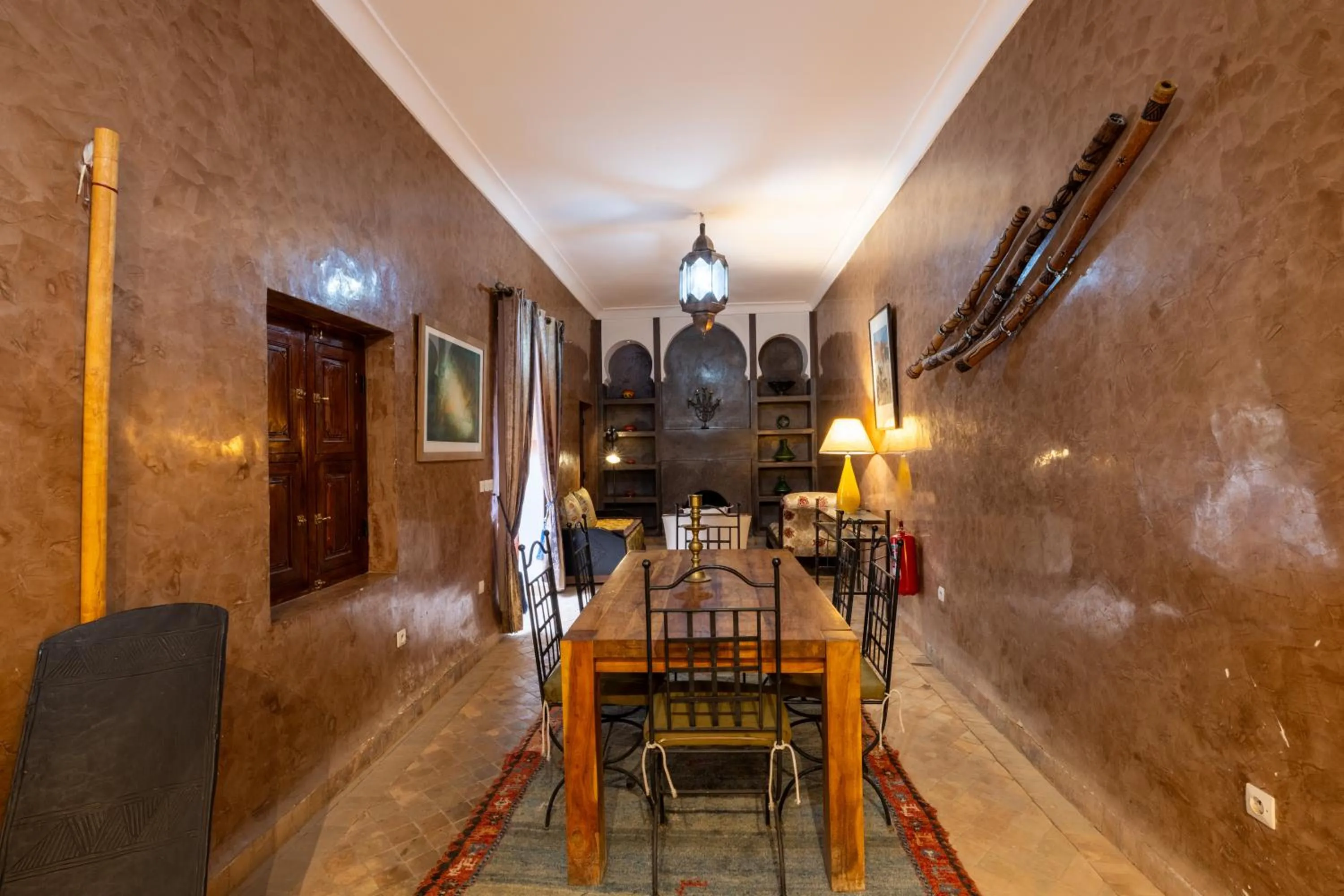 Communal lounge/ TV room in Riad Saba