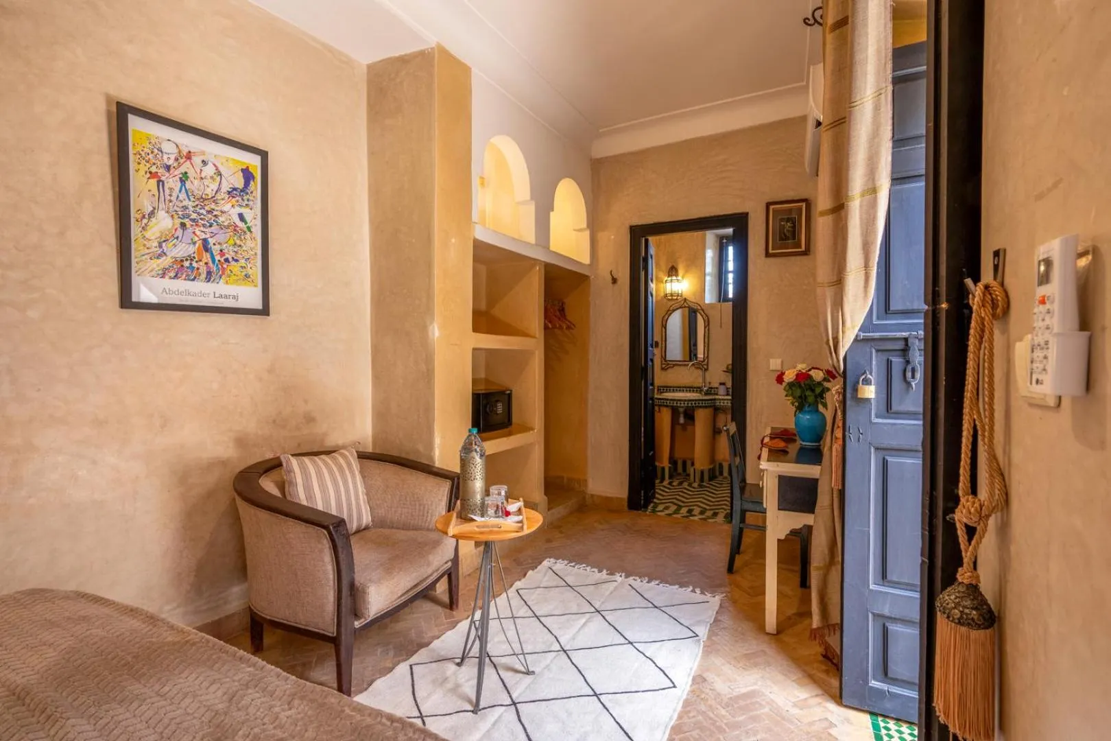 Seating area in Riad Saba