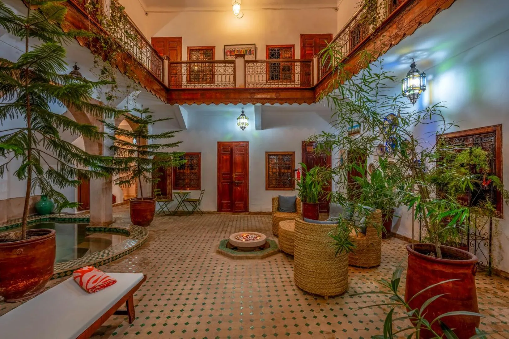 Living room in Riad Saba