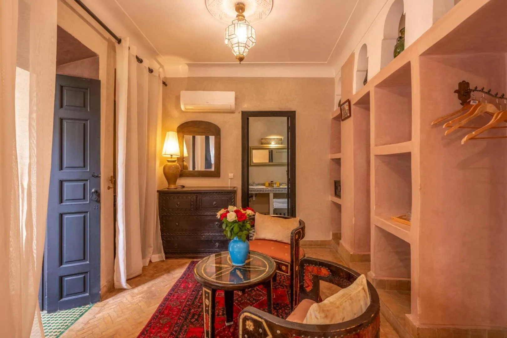 Seating area in Riad Saba