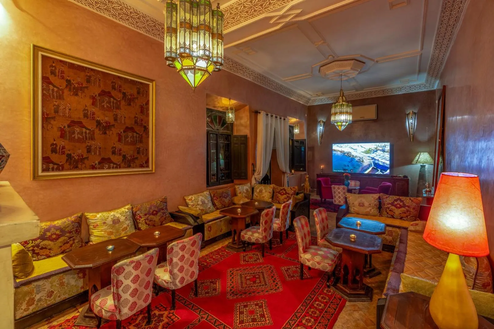 Living room in Riad Saba