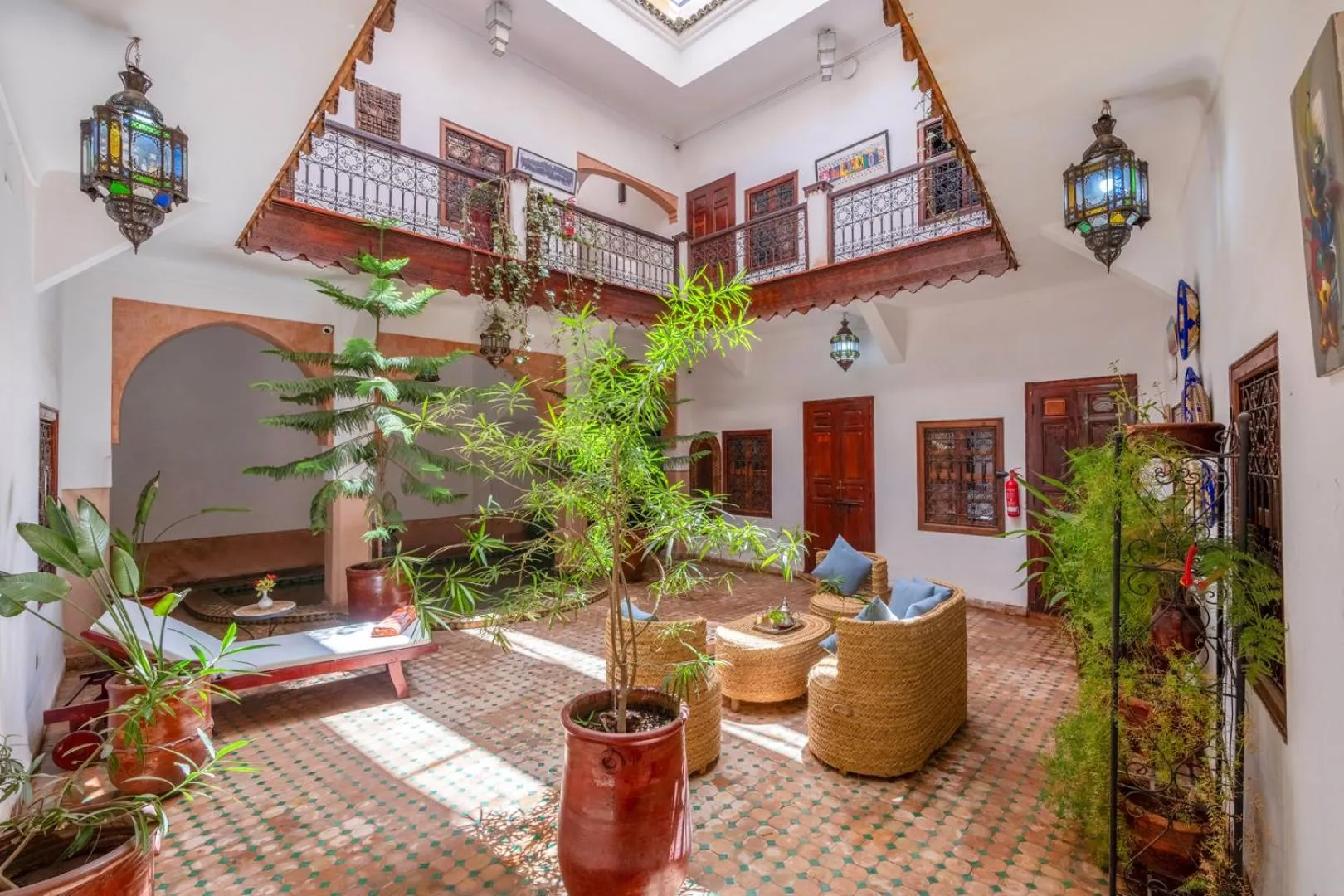 Living room in Riad Saba