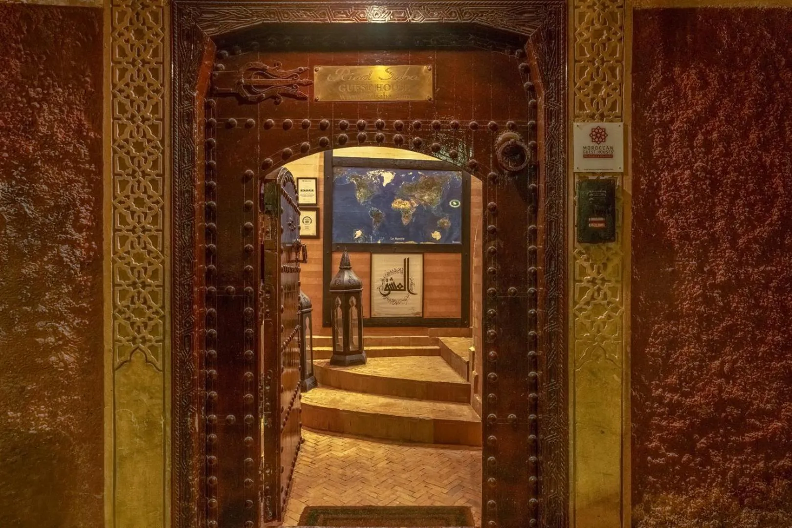 Facade/entrance in Riad Saba