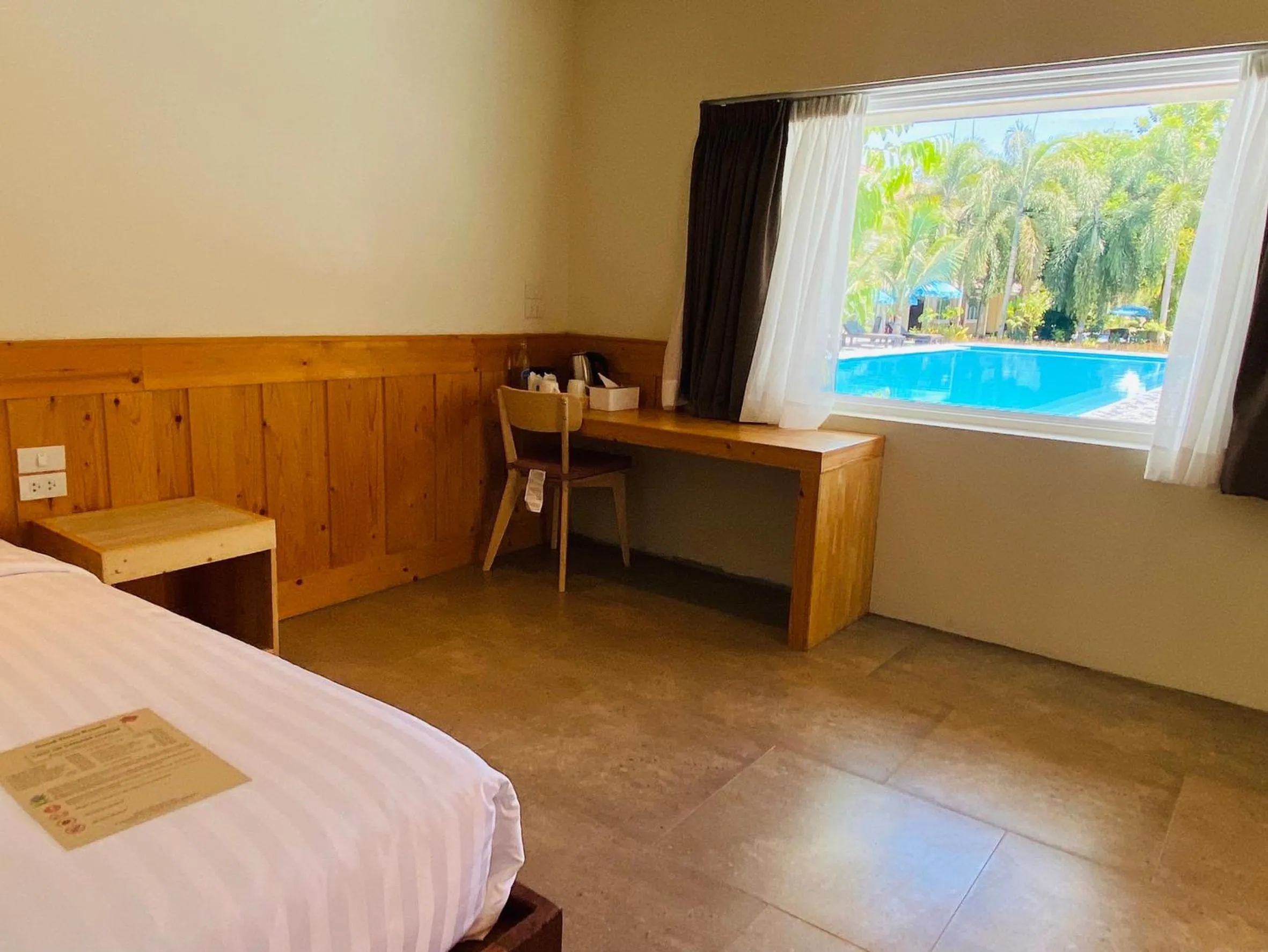 Bed in Good Times Resort Kanchanaburi