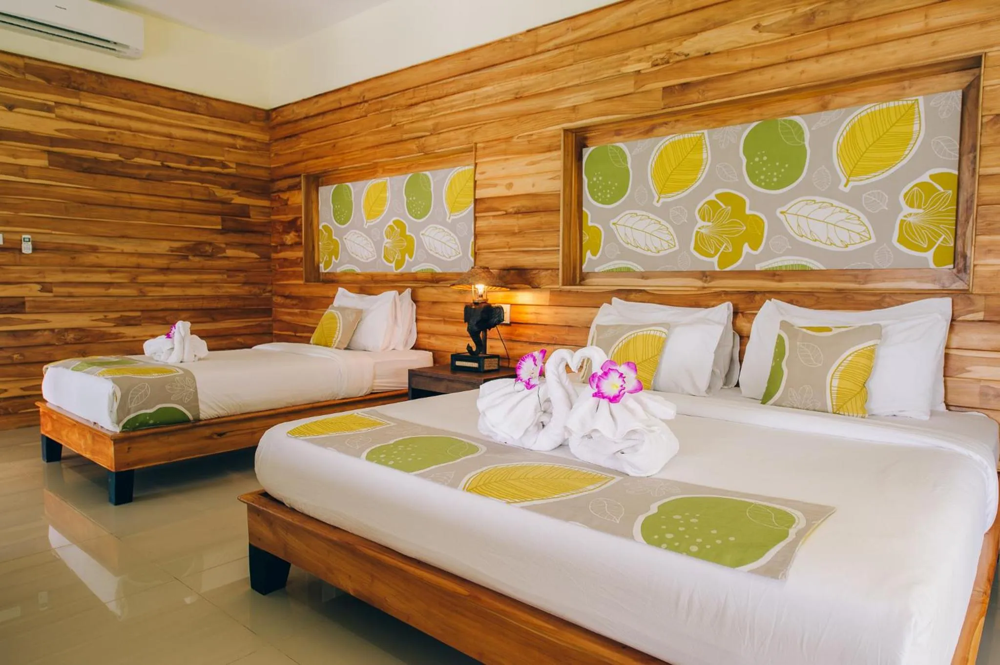 Bed in Good Times Resort Kanchanaburi