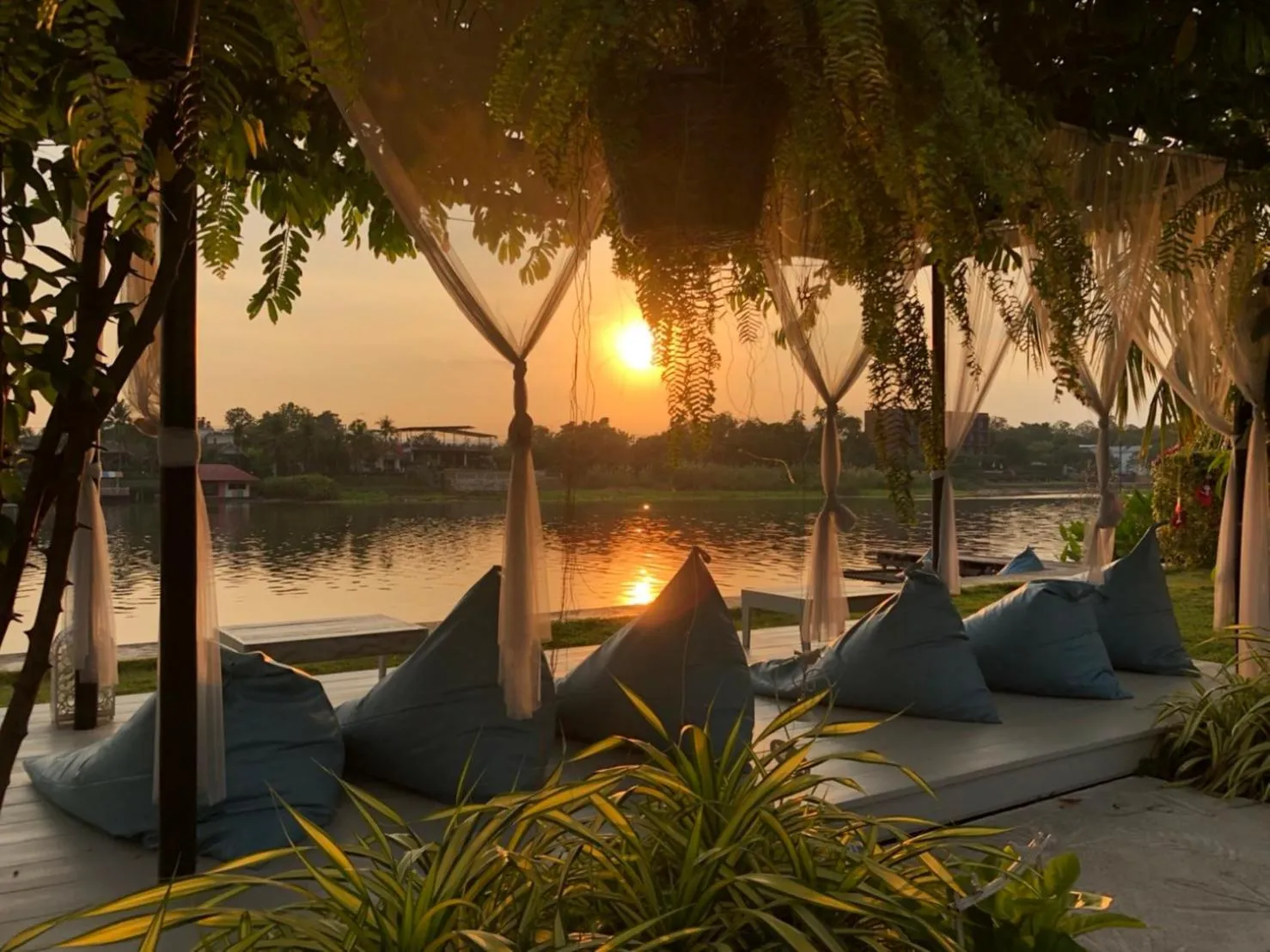 Sunset in Good Times Resort Kanchanaburi
