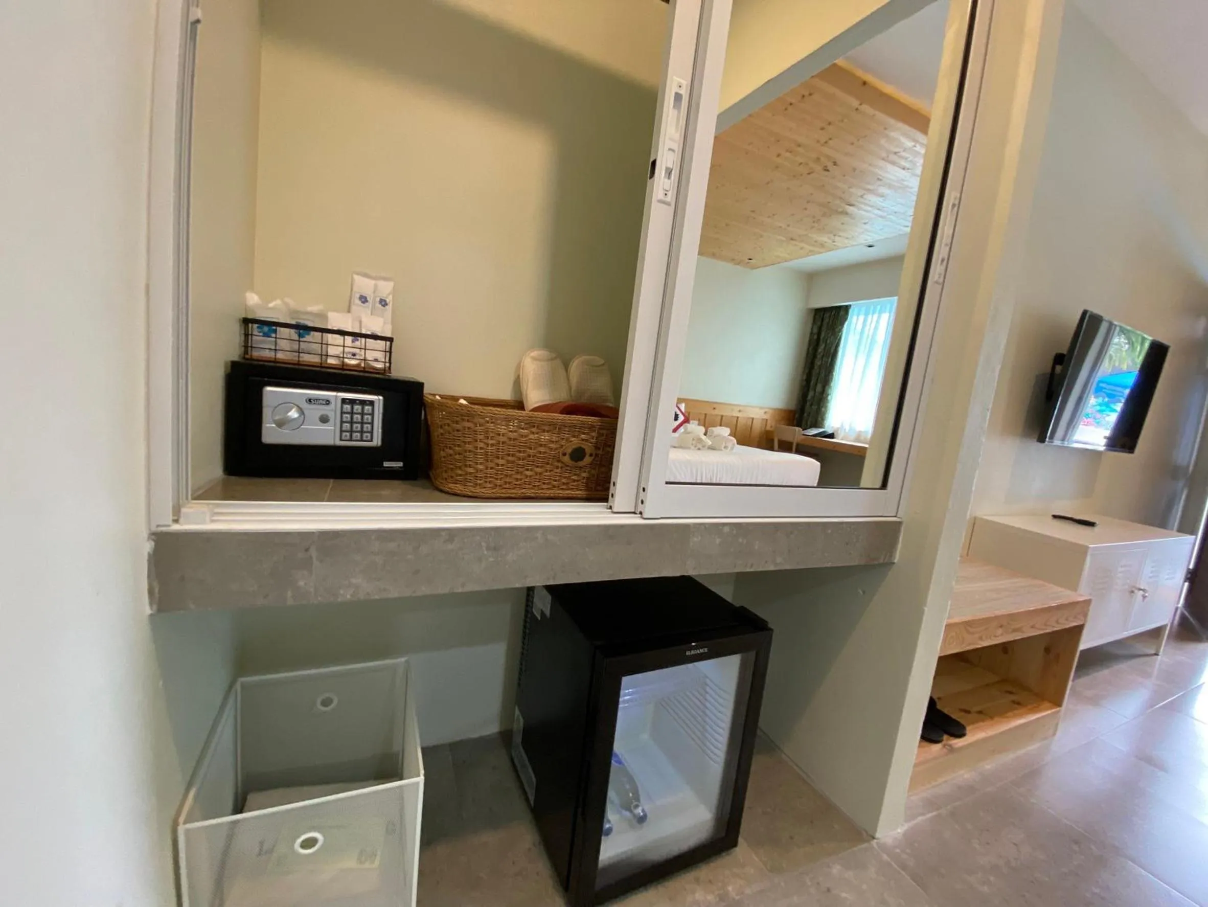 Bed in Good Times Resort Kanchanaburi