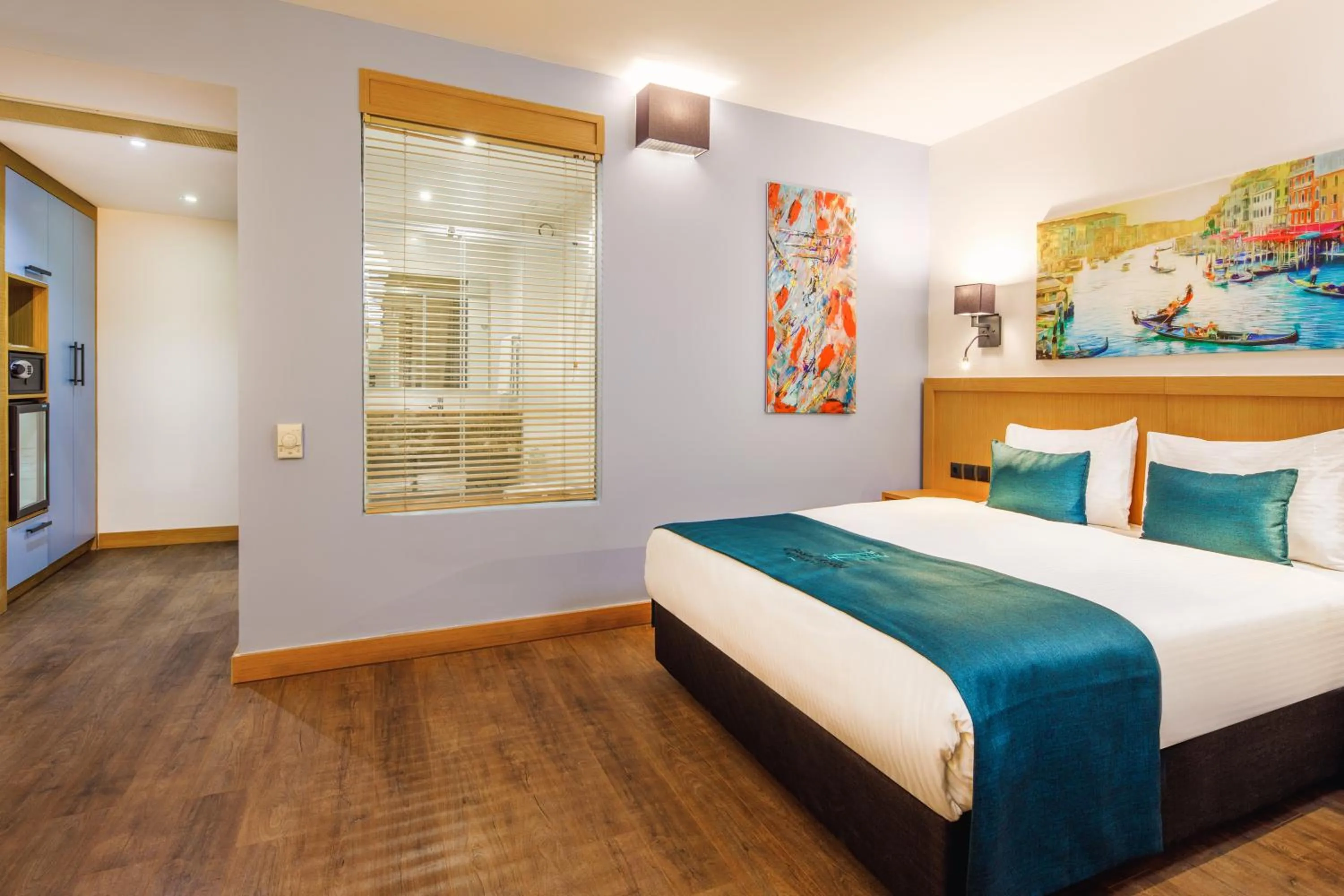 Bed in Urban Hotel Bomonti