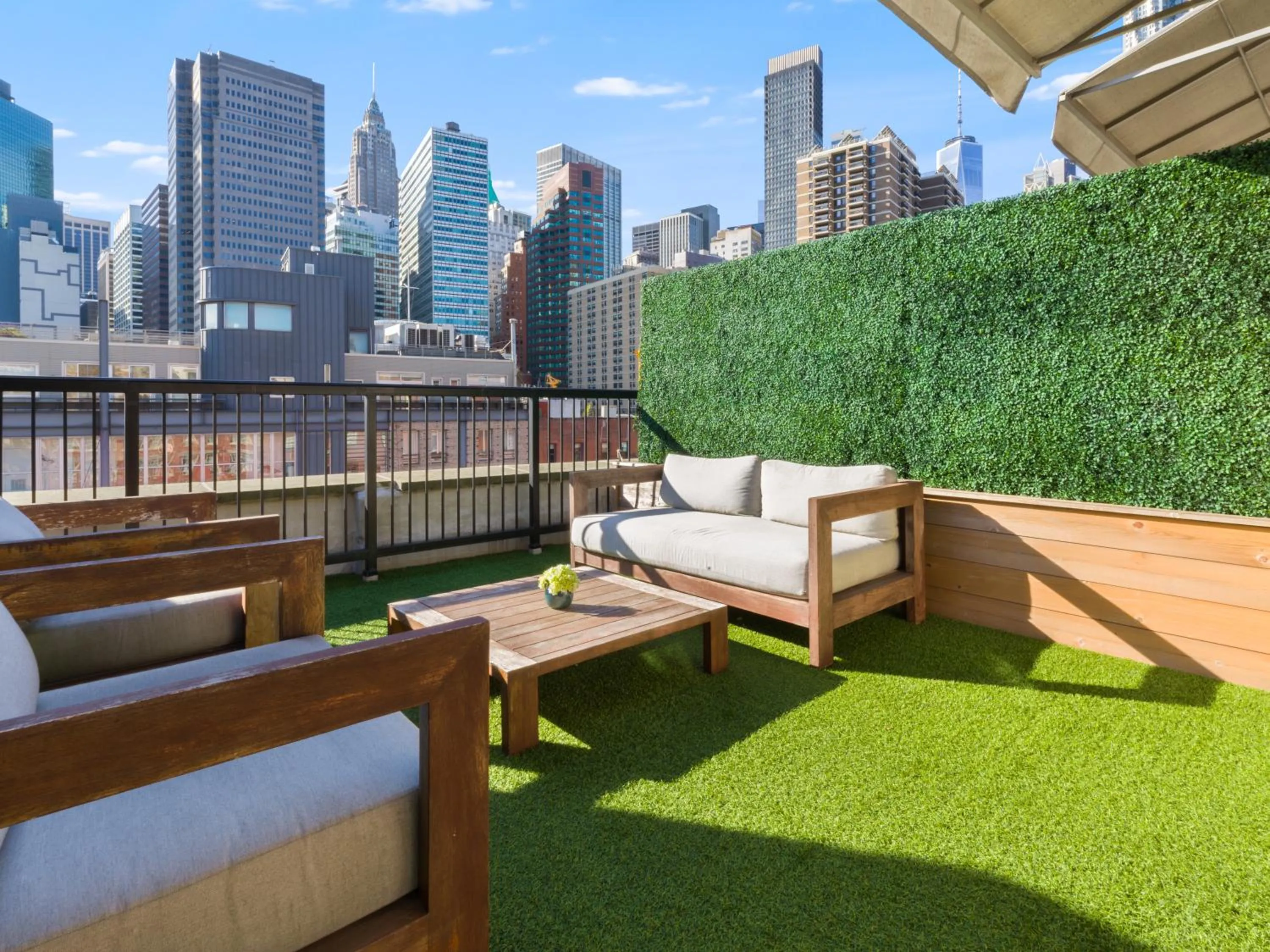 Balcony/Terrace in 33 Hotel, New York City, Seaport