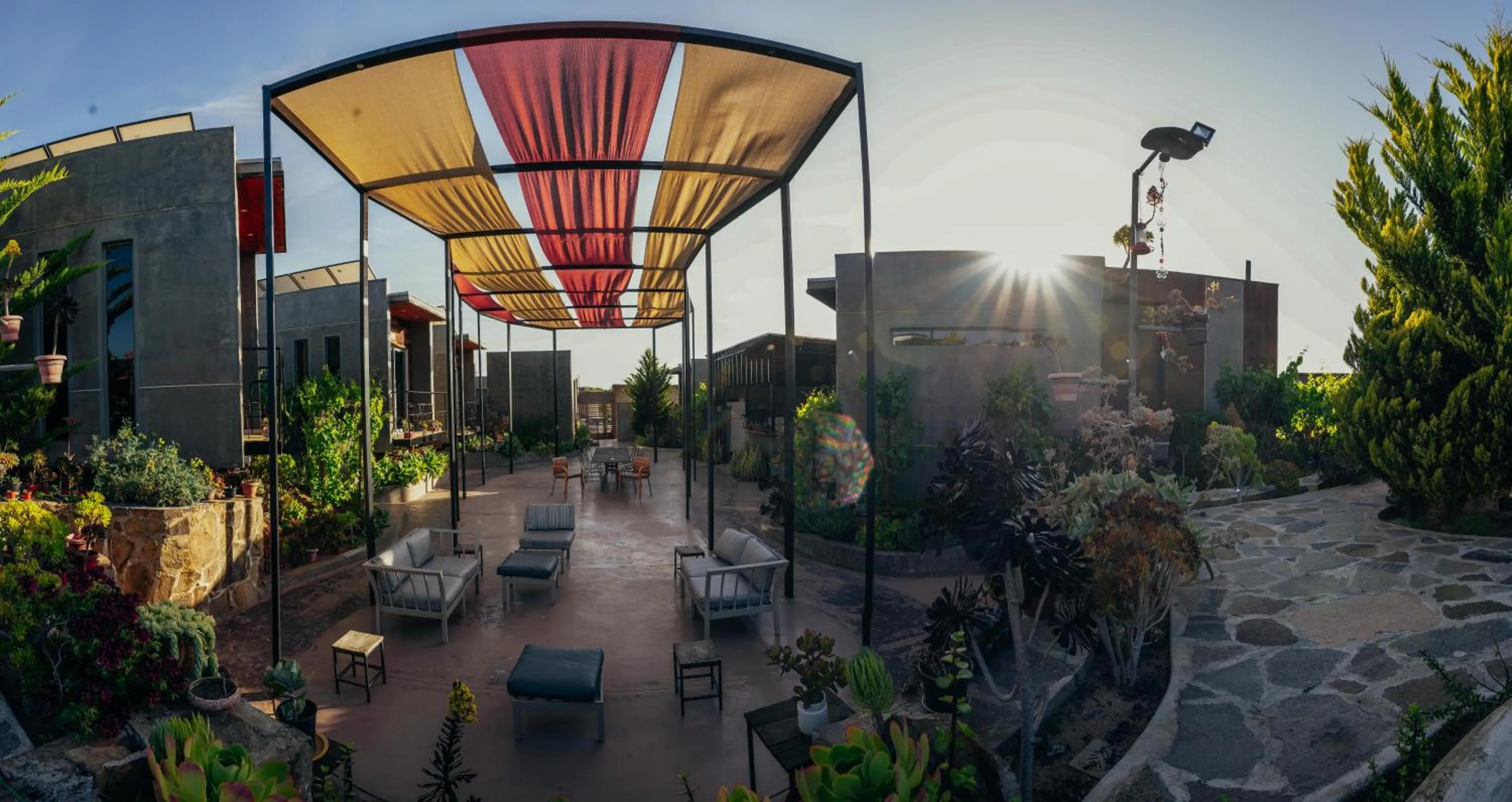 Patio in Entre Vides Valle de Guadalupe