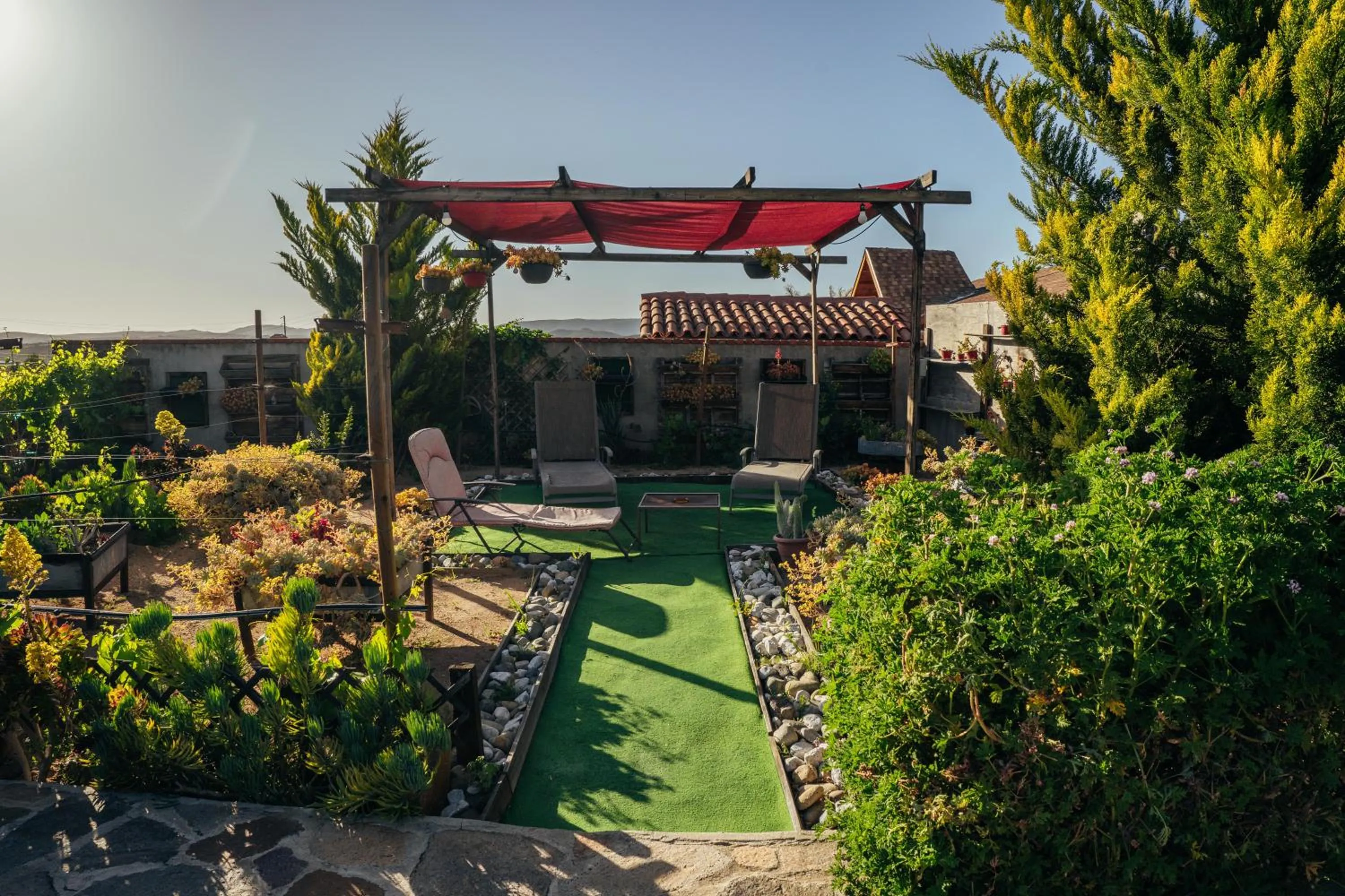 Garden in Entre Vides Valle de Guadalupe