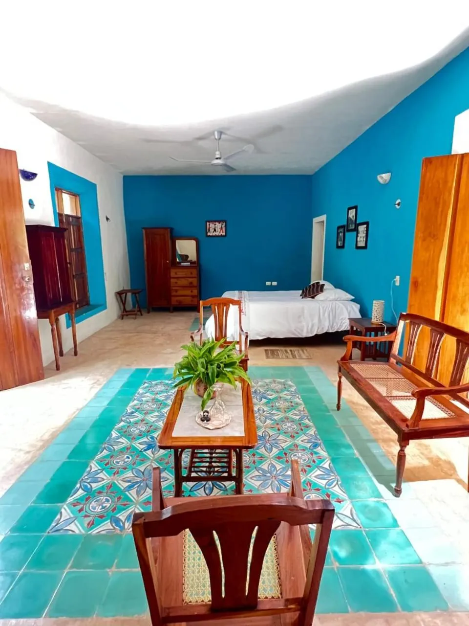 Bed in Hacienda San Francisco Tzacalha