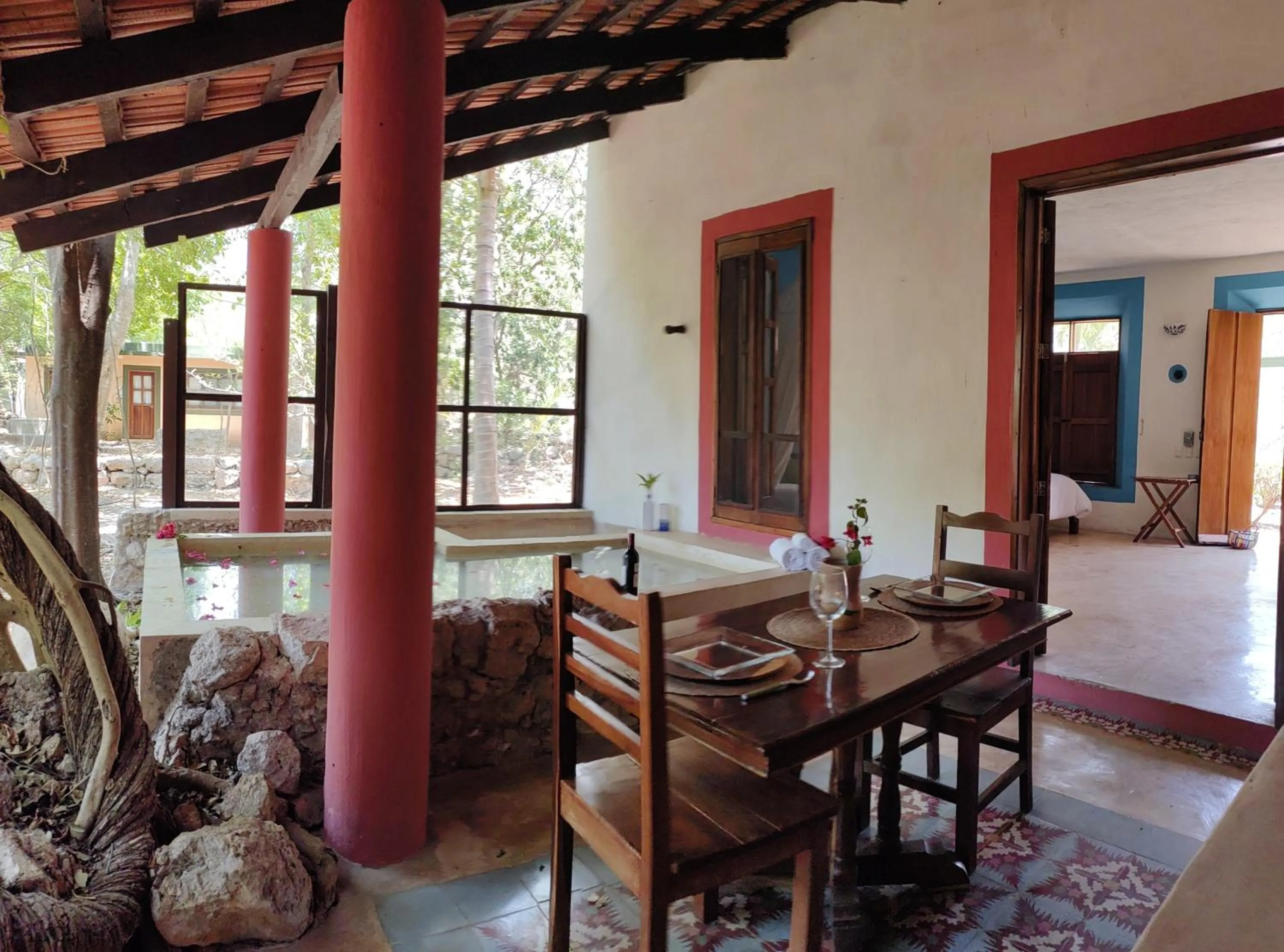 kitchen in Hacienda San Francisco Tzacalha