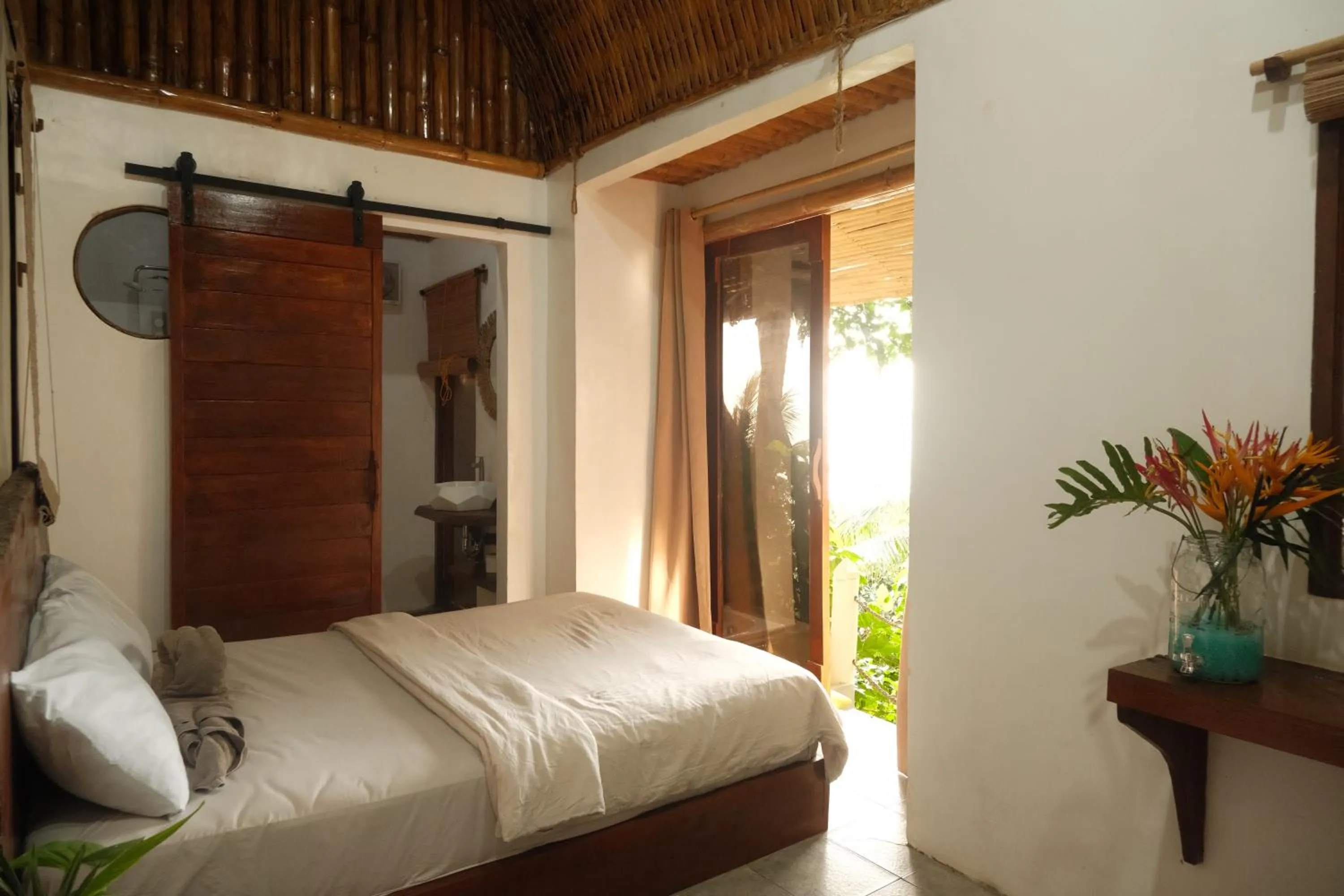 Bed in Cocovana Beach Resort