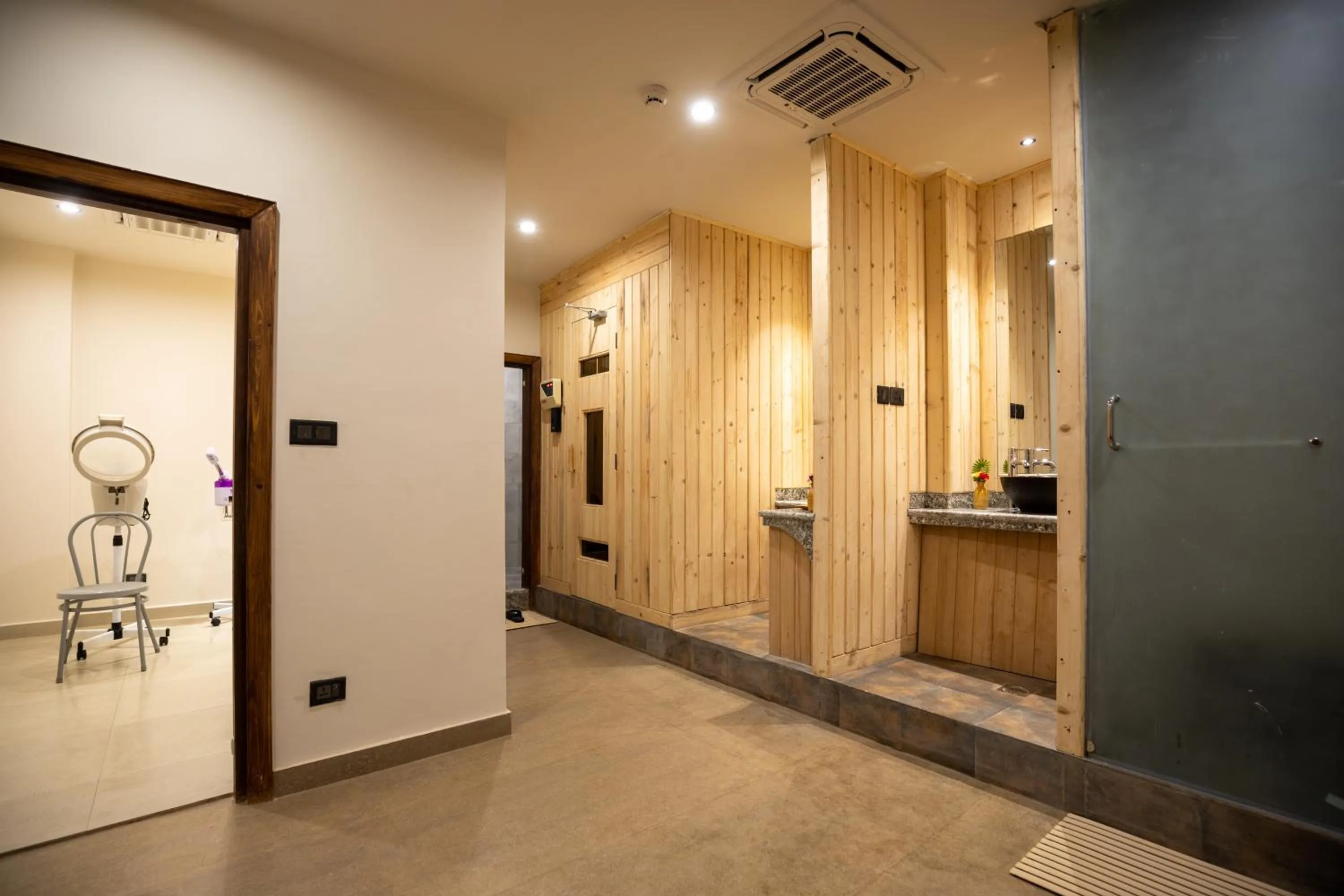 Sauna in Basera Boutique Hotel