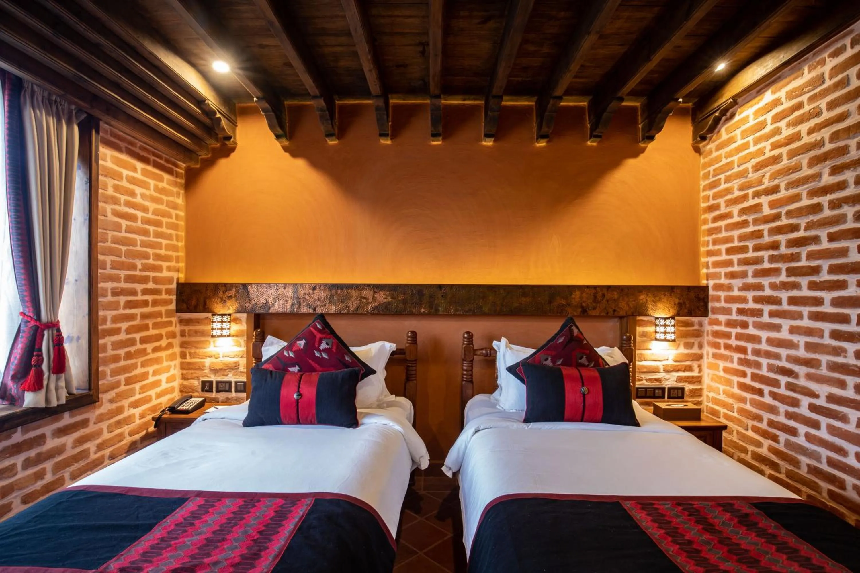 Bed in Basera Boutique Hotel - Boutique escape in heart of Kathmandu