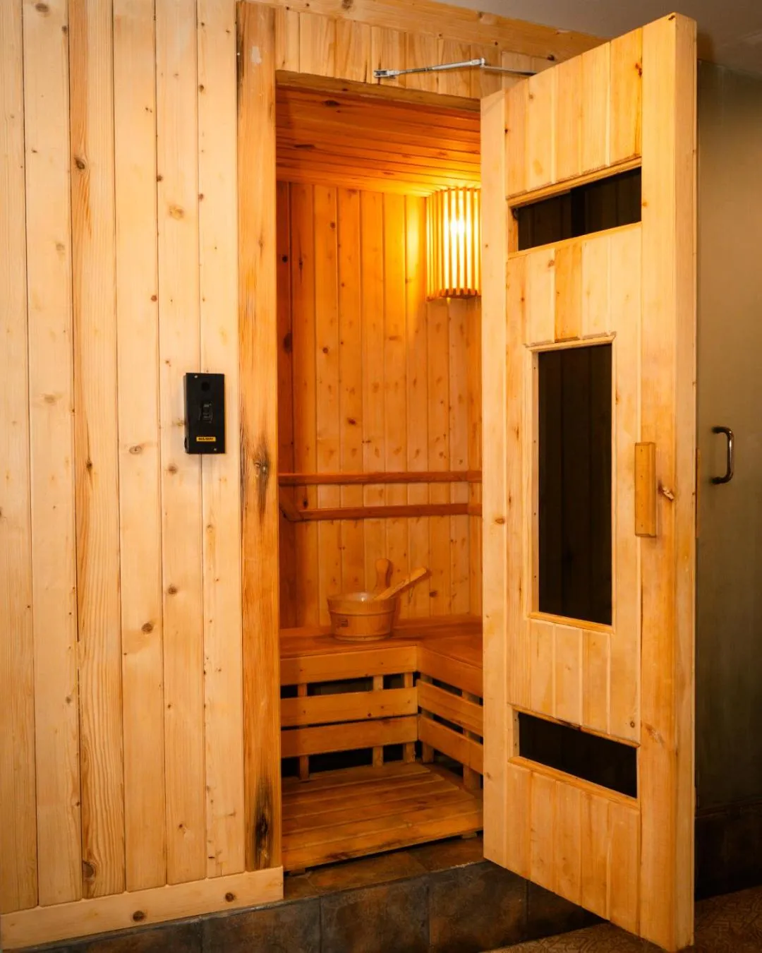 Sauna in Basera Boutique Hotel