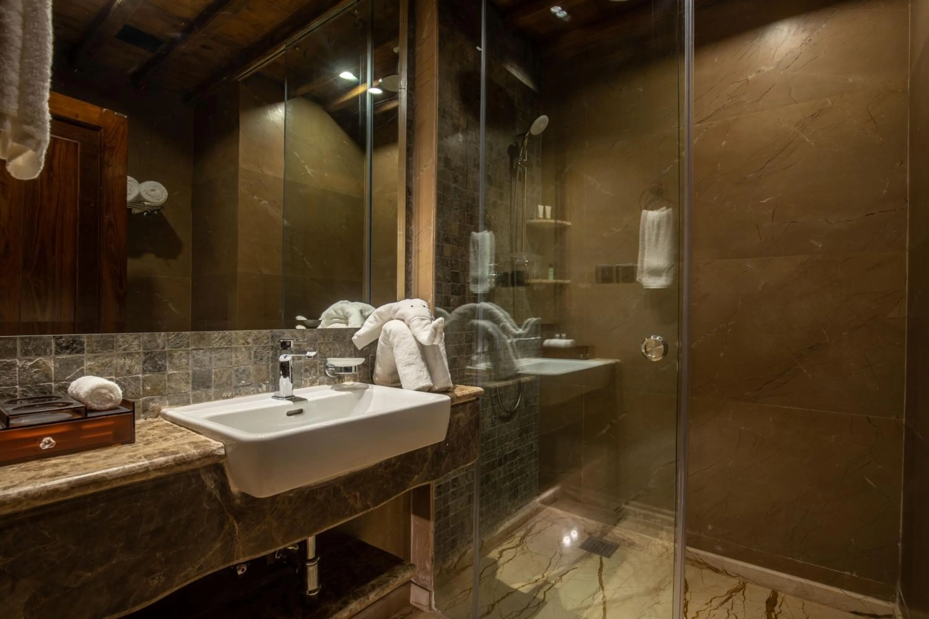 Bathroom in Basera Boutique Hotel - Boutique escape in heart of Kathmandu
