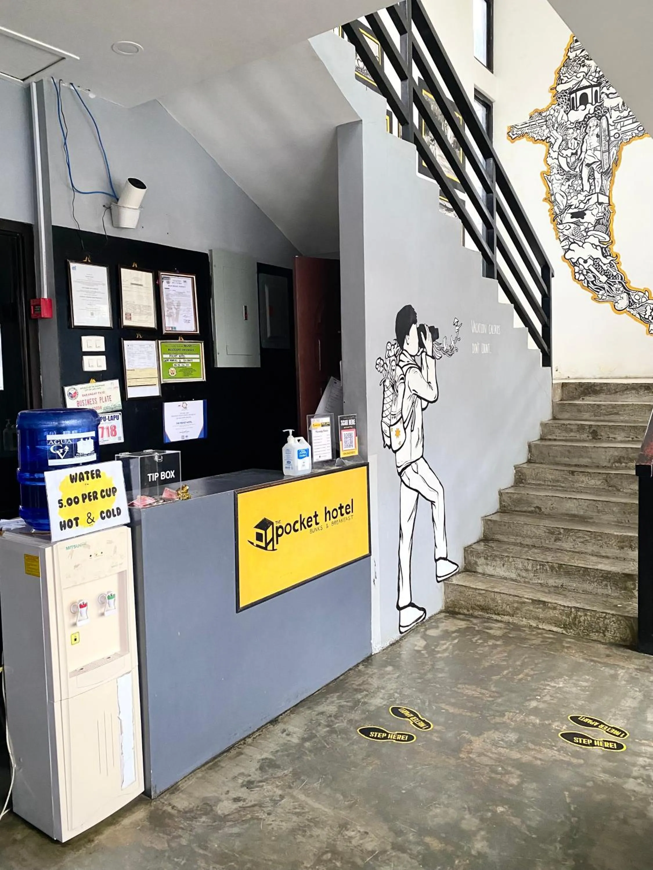 Lobby or reception in The Pocket Hotel