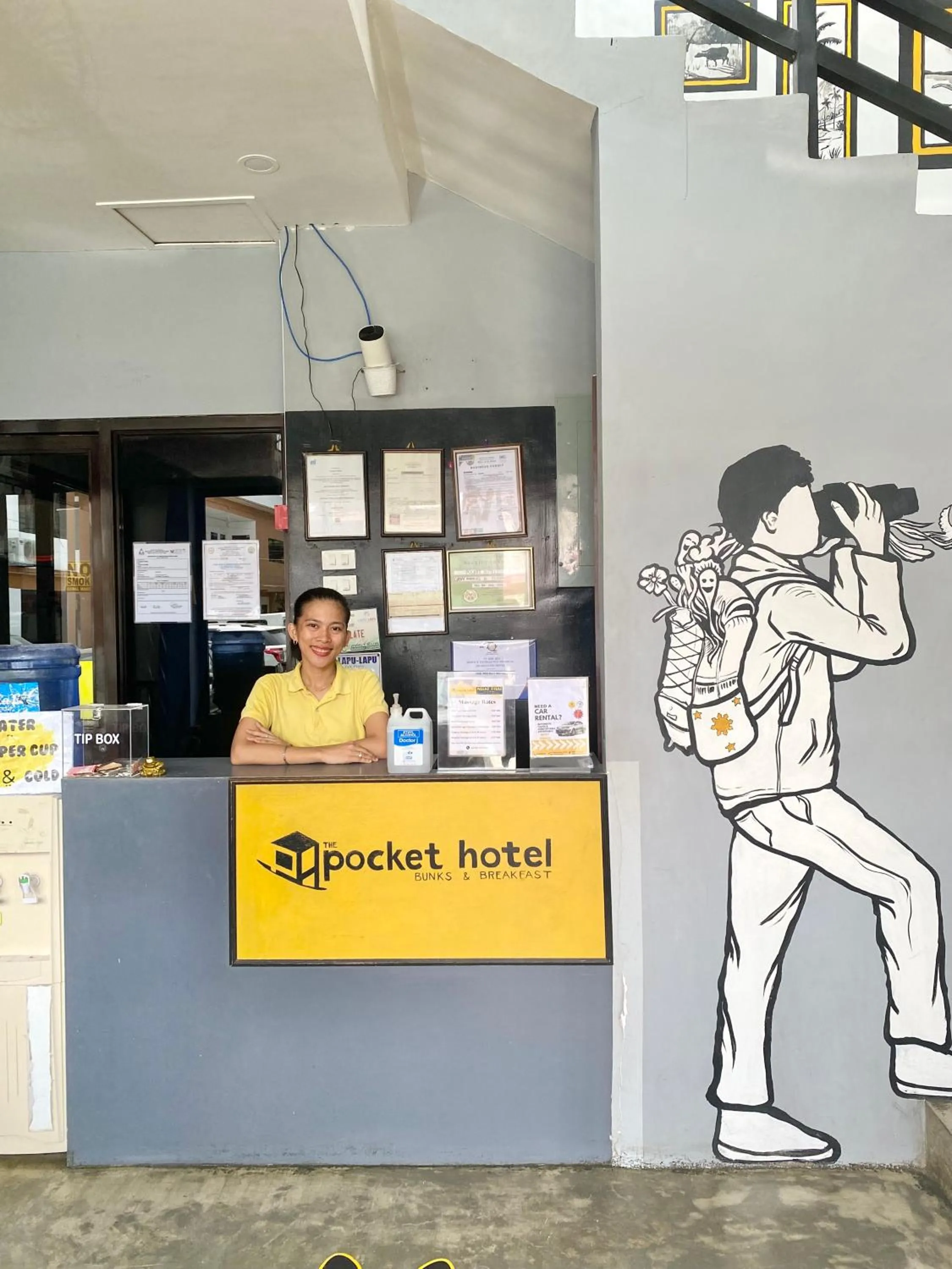 Lobby or reception in The Pocket Hotel