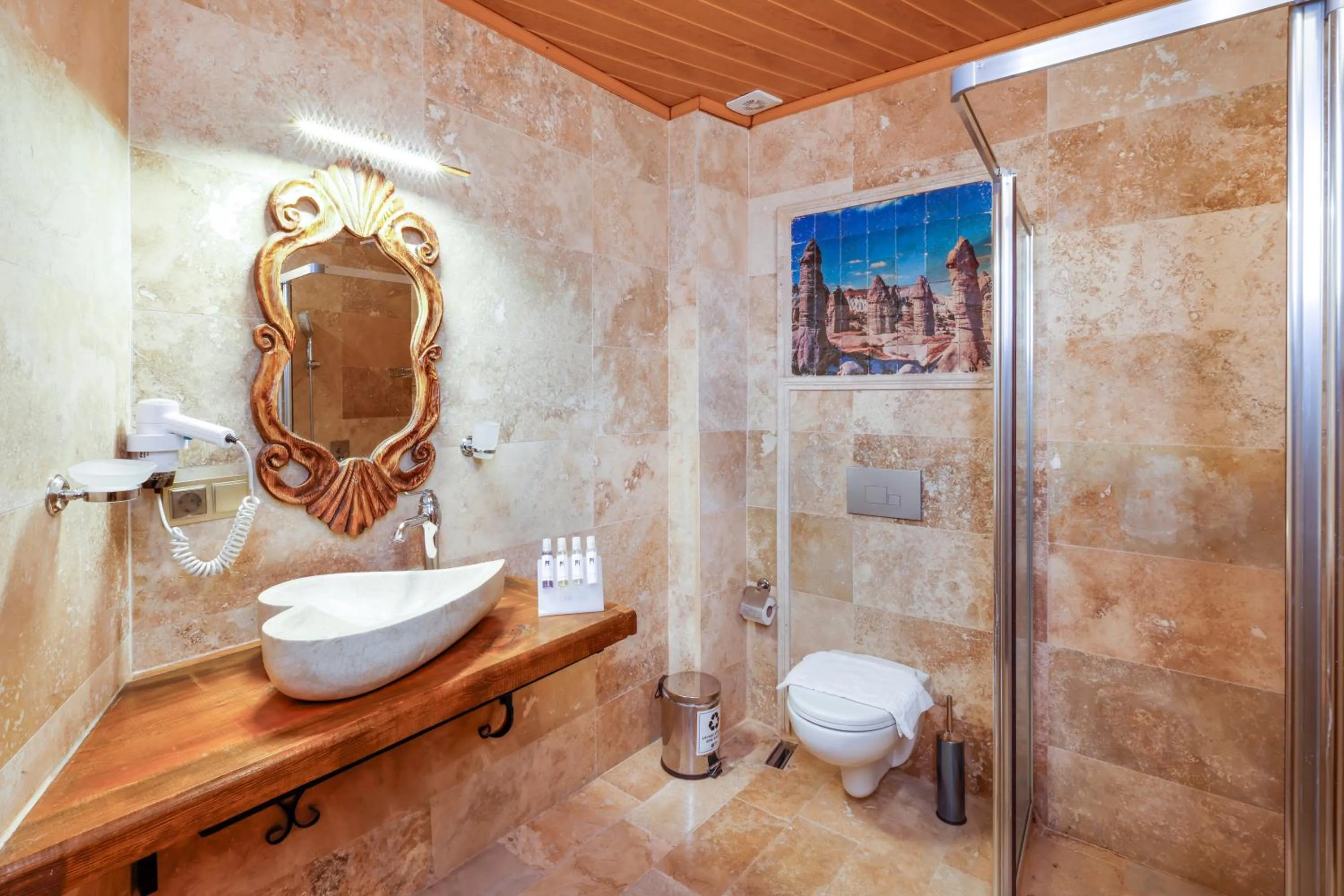 Bathroom in Angel Cappadocia Cave Hotel