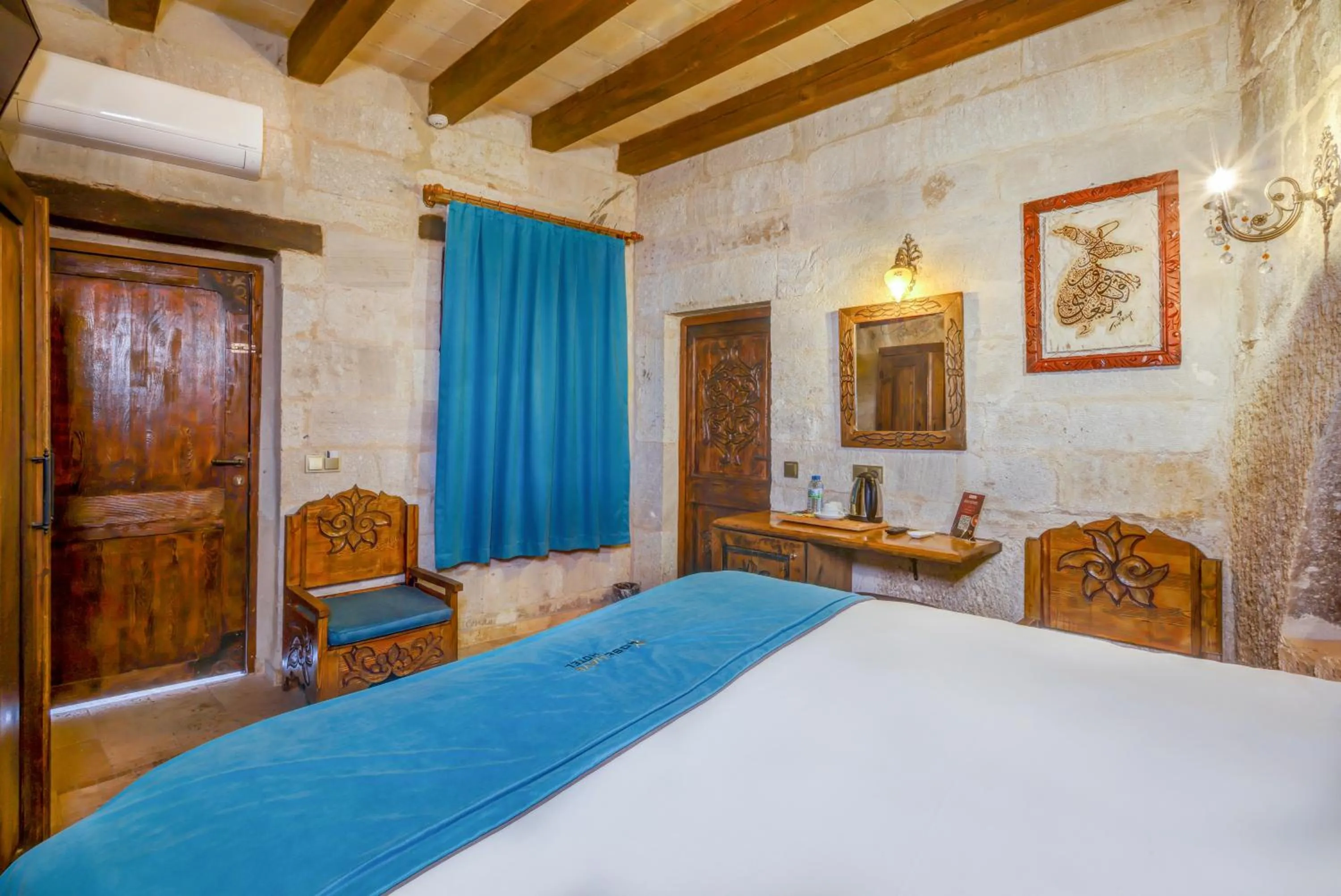 Bed in Angel Cappadocia Cave Hotel