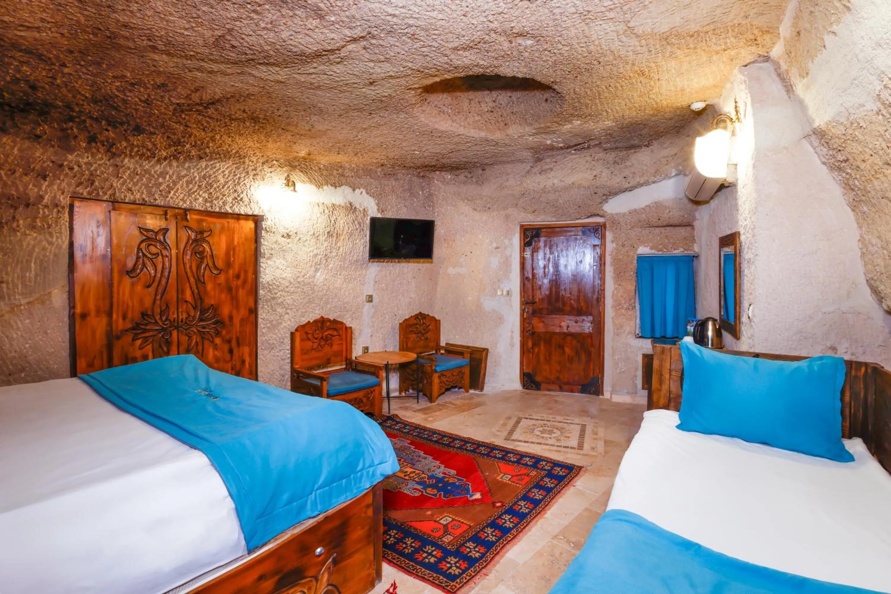 Photo of the whole room, Bed in Angel Cappadocia Cave Hotel