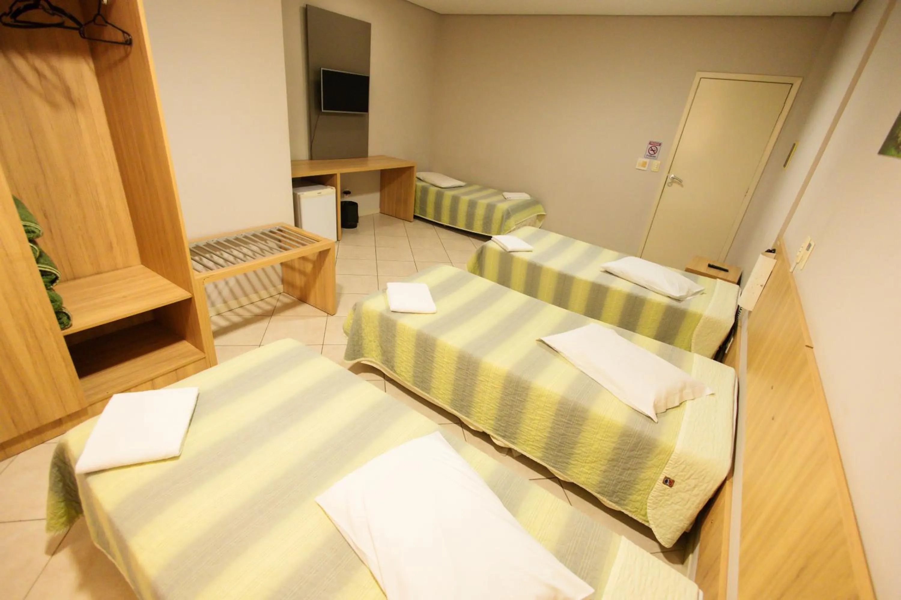 Bed in CHA Mime Hotel