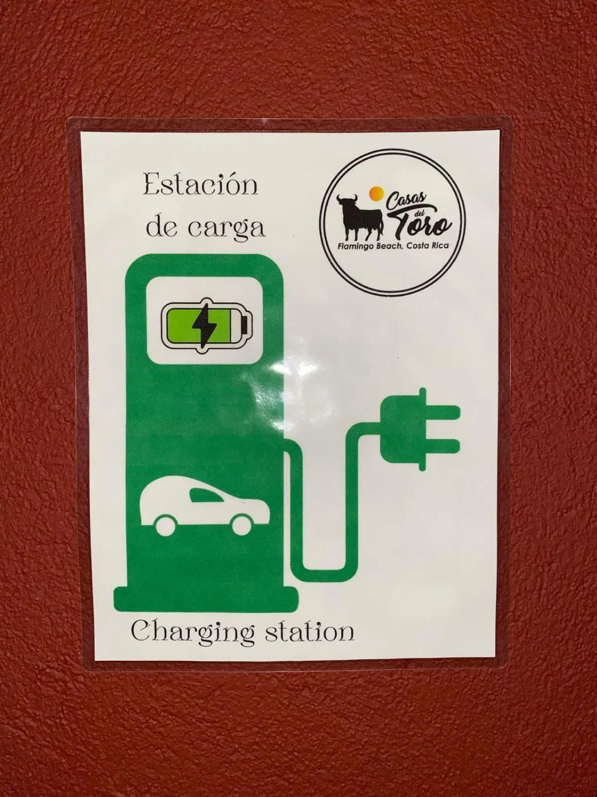 Parking in Casas del Toro Playa Flamingo