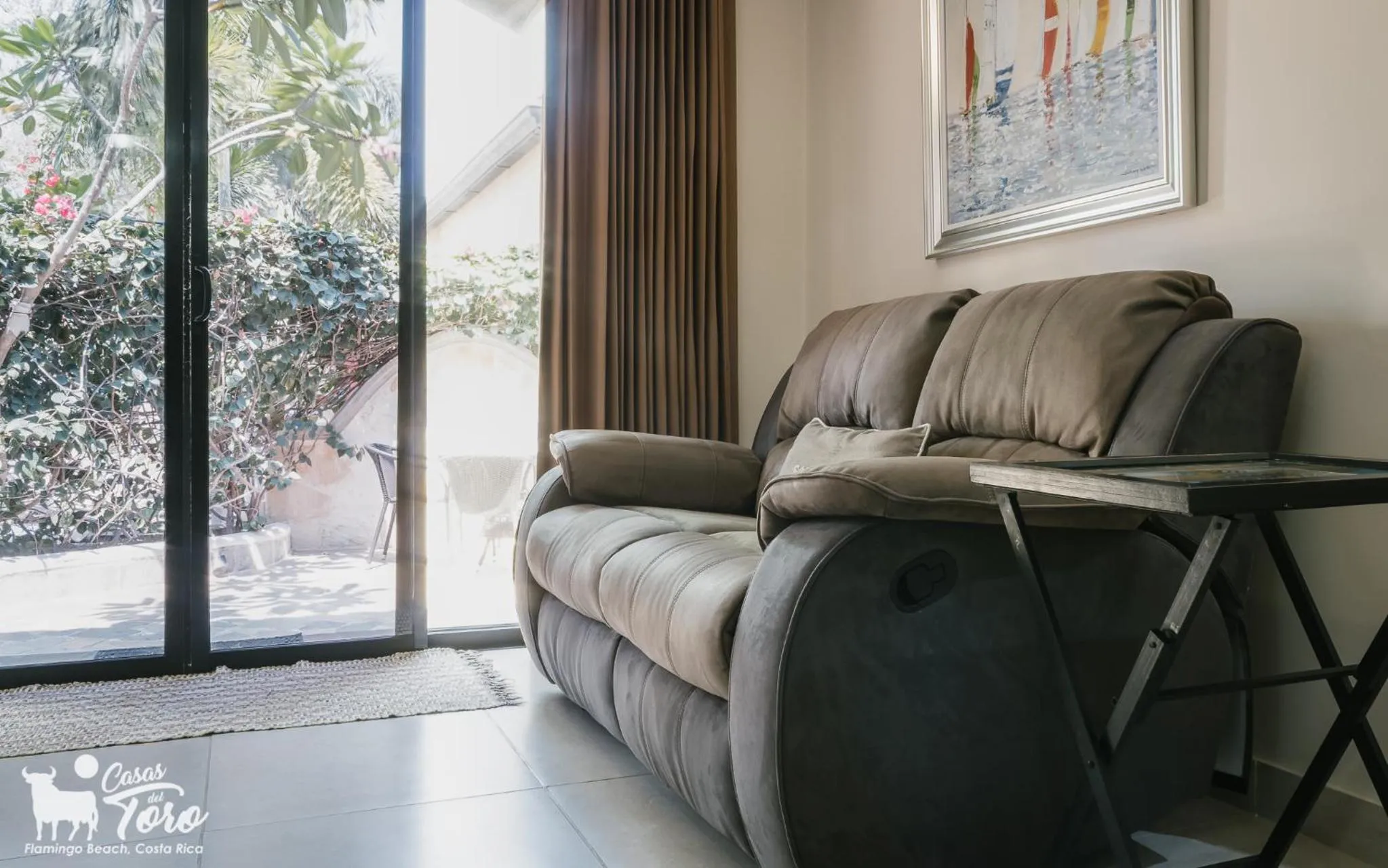 Living room in Casas del Toro Playa Flamingo