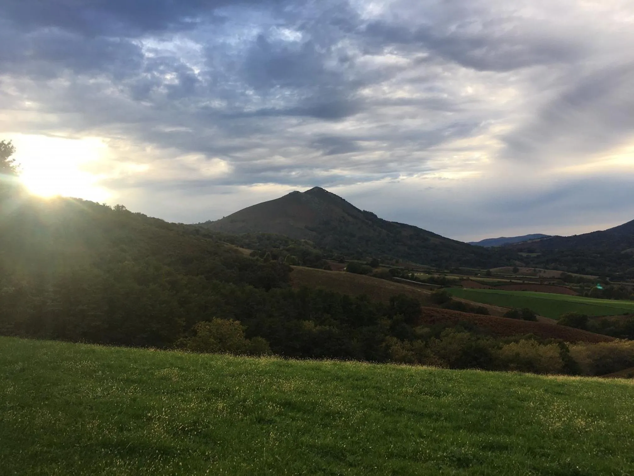 Mountain view in Loretxea