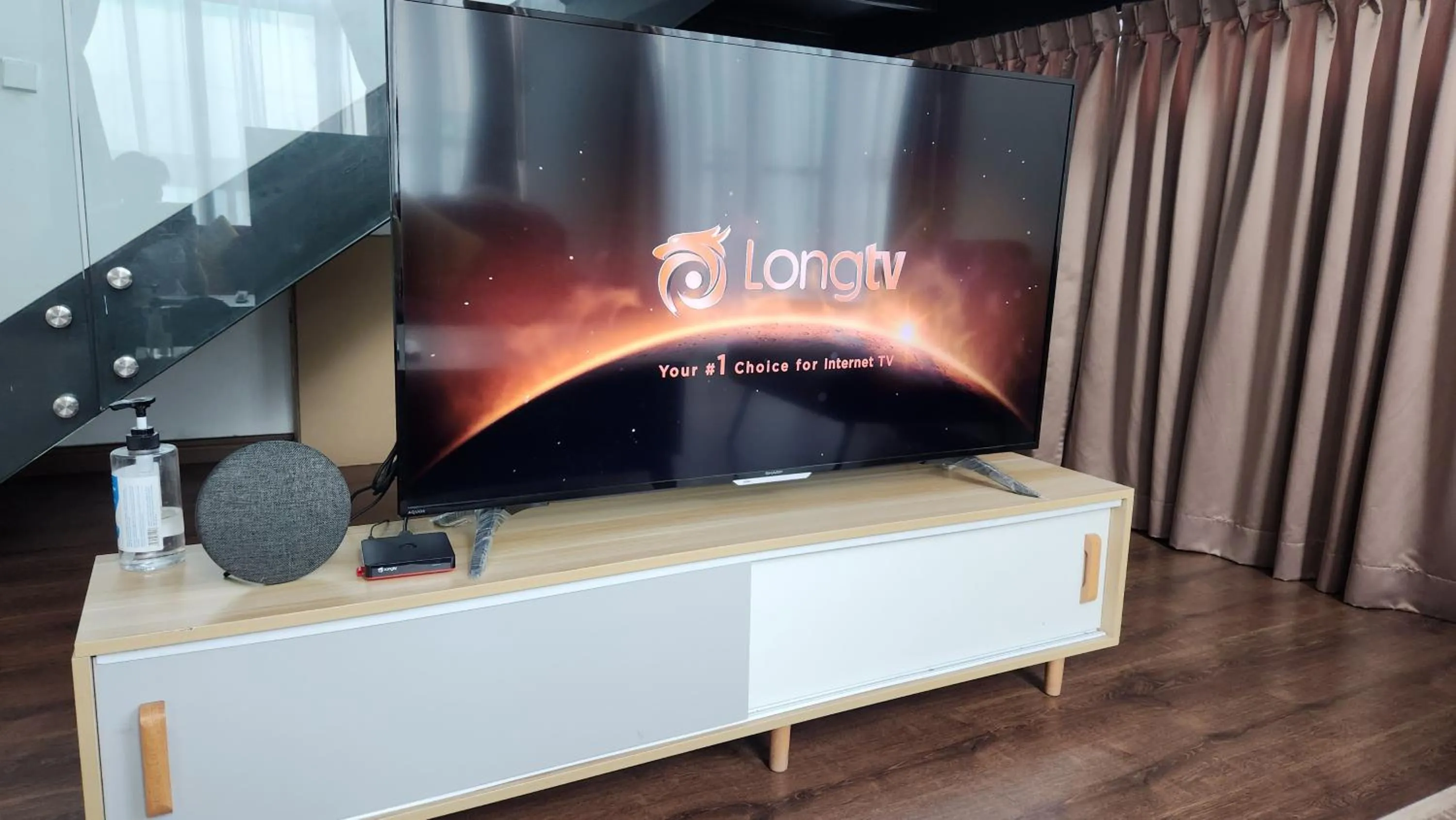 Communal lounge/ TV room in My Misto Homestay, Riverson Soho