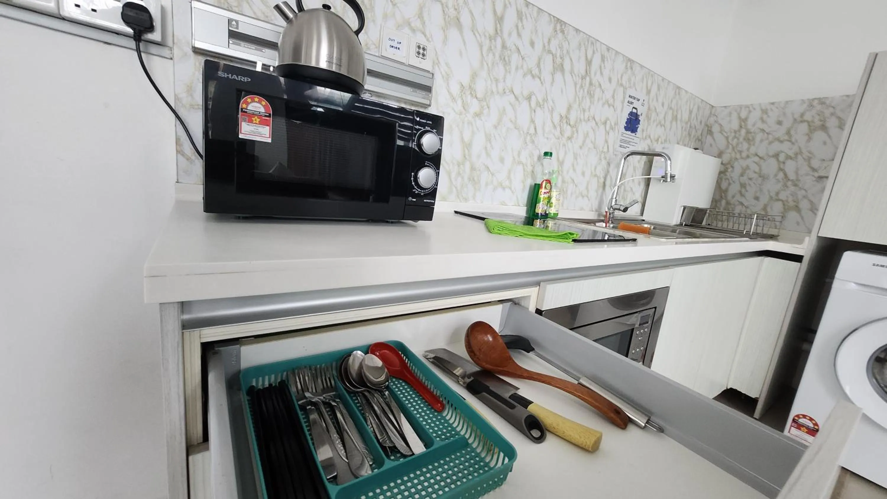 Kitchen or kitchenette in My Misto Homestay, Riverson Soho