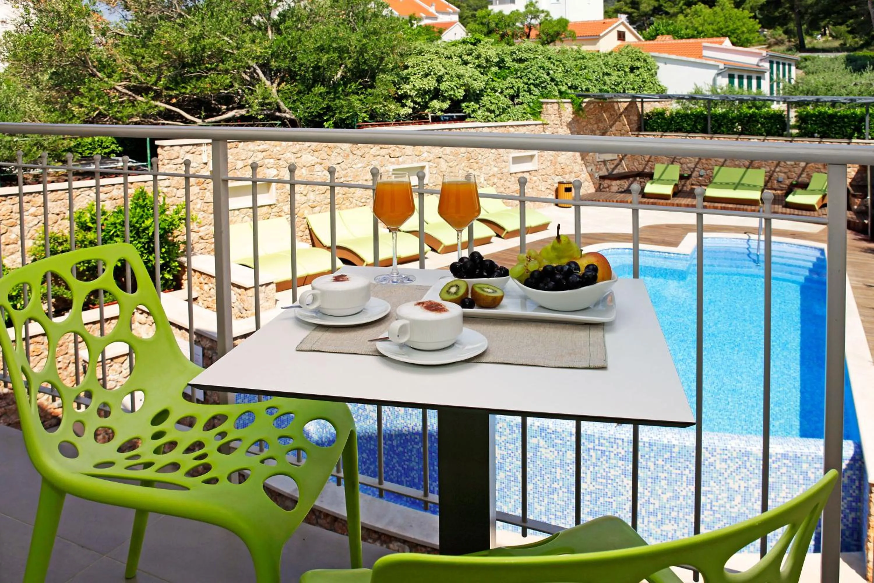 Patio in Boutique Hotel Bol