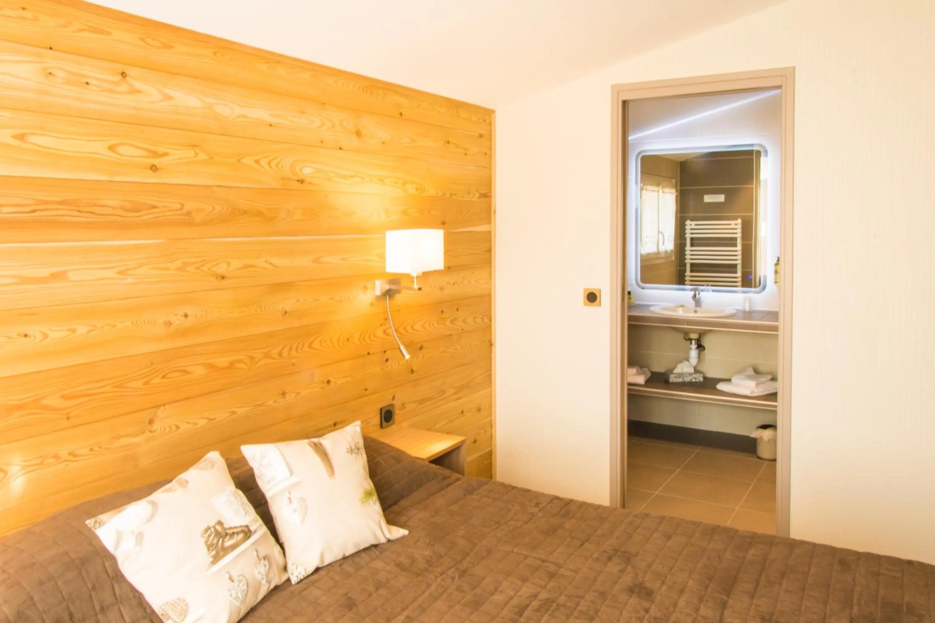 Bed in Logis Le Vernay