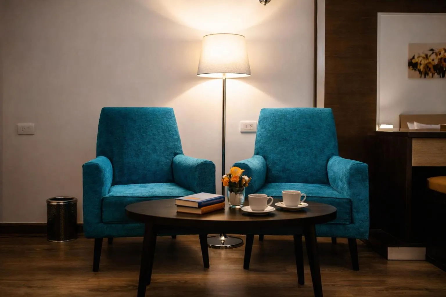 Seating area in Pyramid Edge Hotel & Exclusive Pyramids View Rooftop